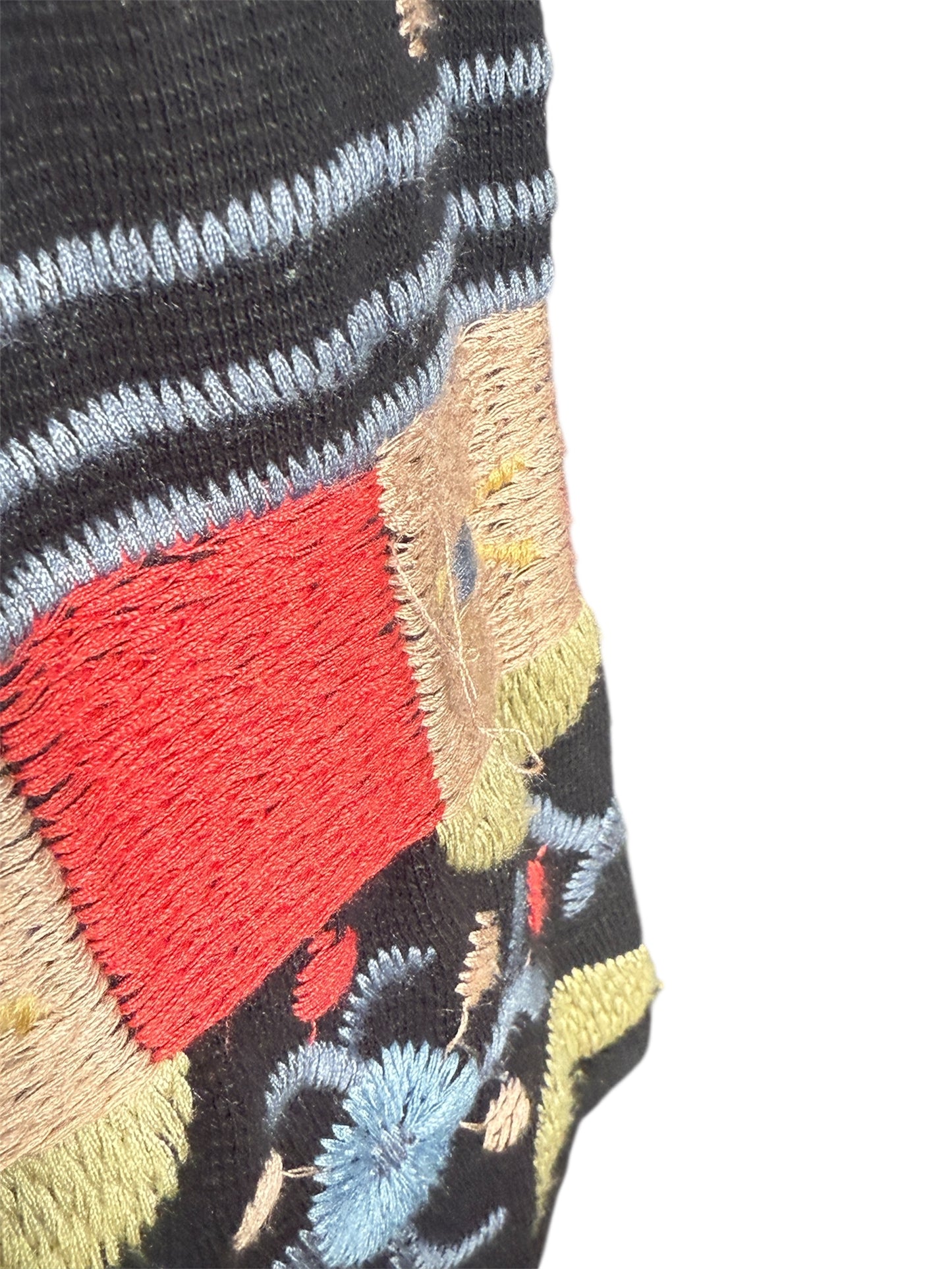 Modern Johnny Was BIYA NWT Embroidered Long Cardigan with Floral Pattern