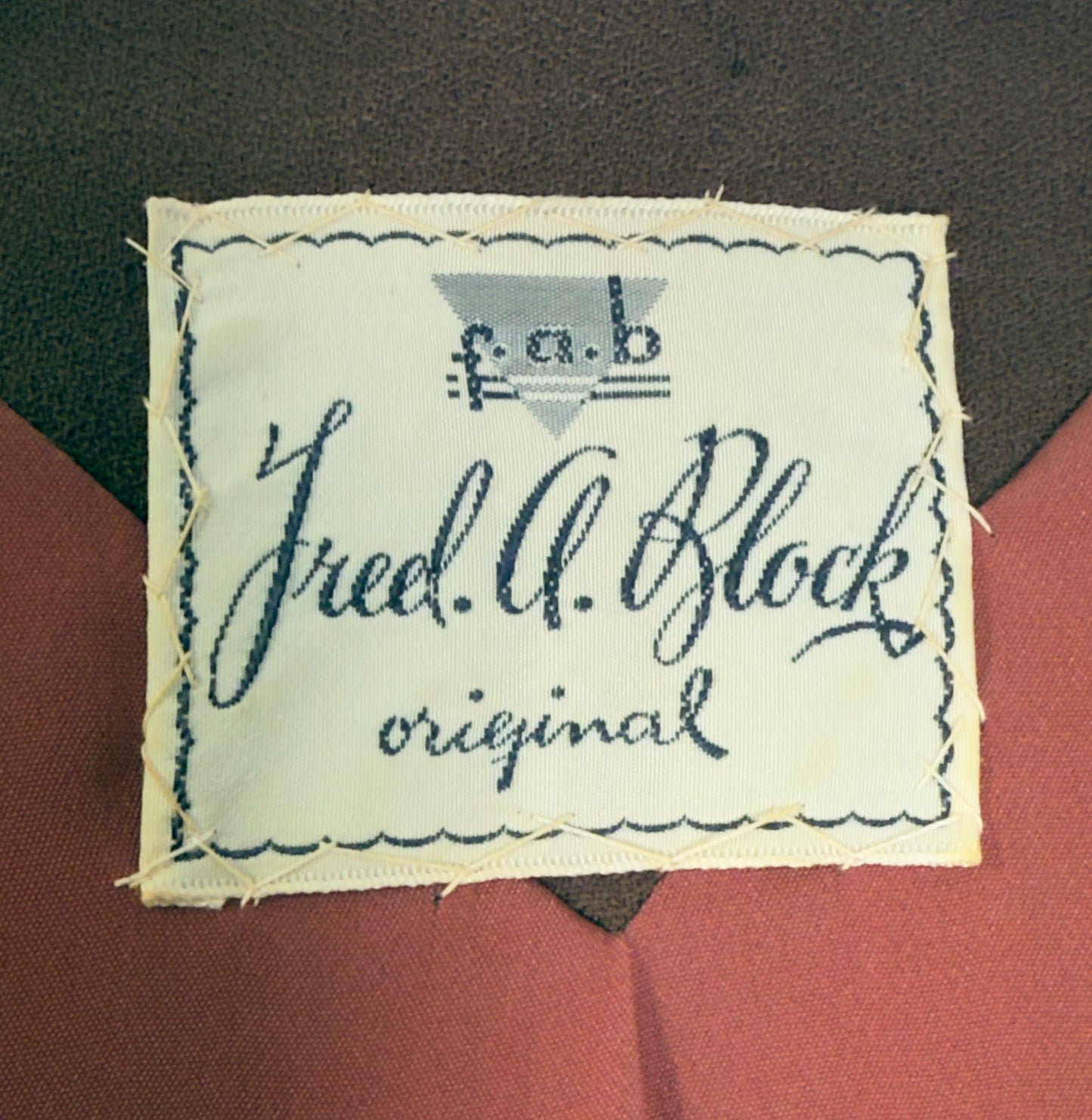40s Fred A. Block Beaded Blazer
