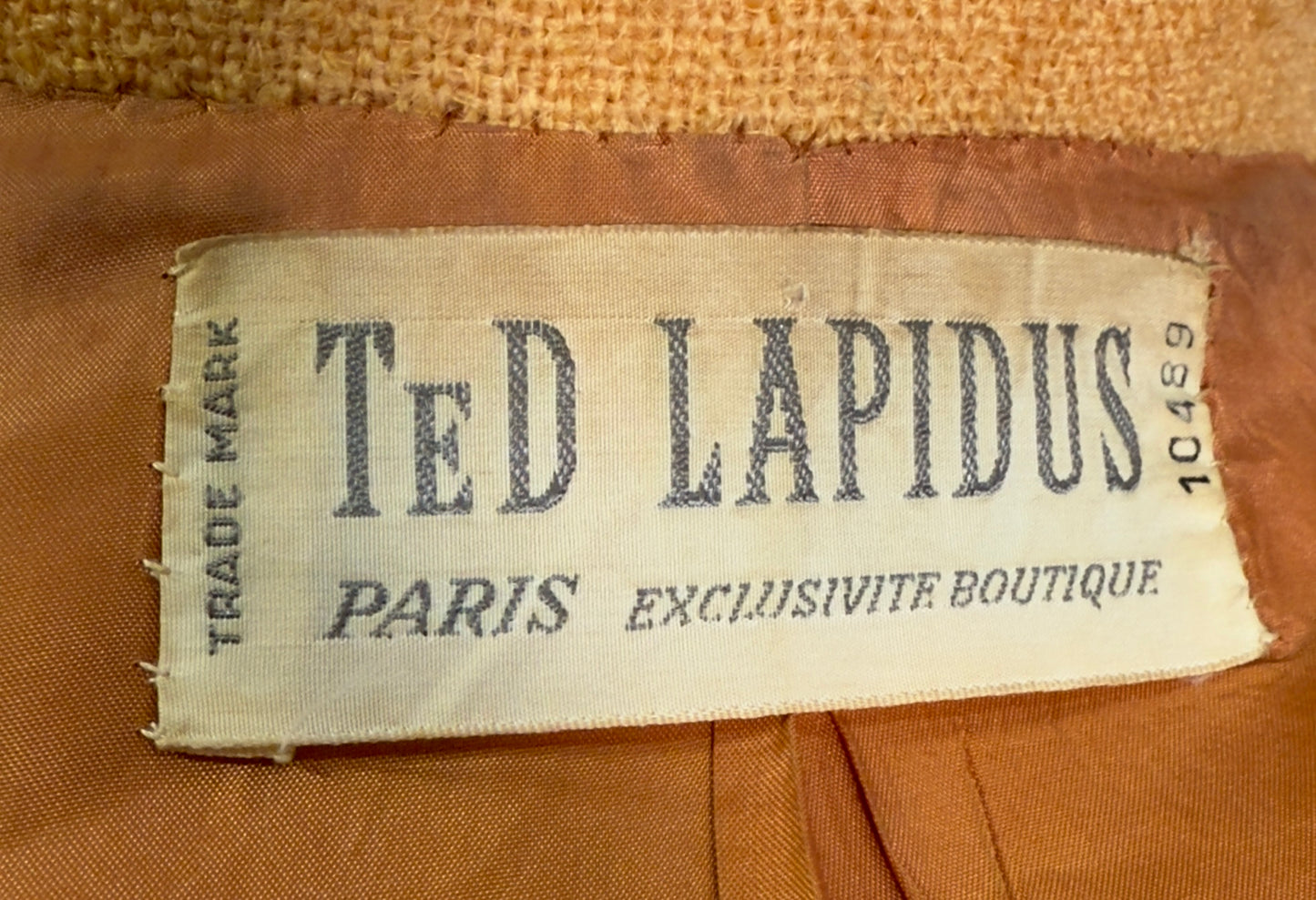 60s Ted Lapidus Coat