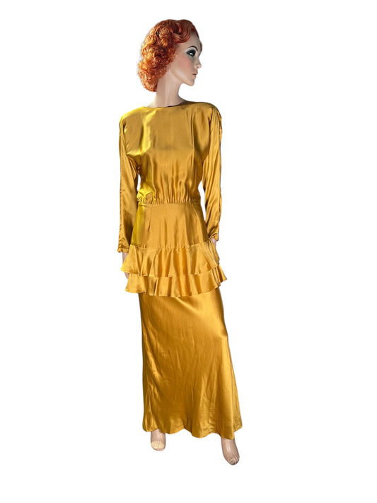 30s Liquid Gold Dress