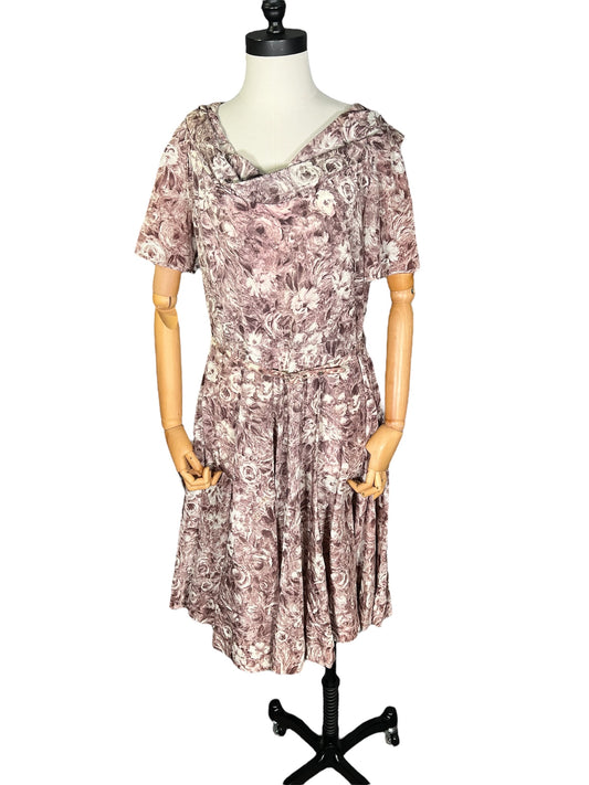50s Floral Dress