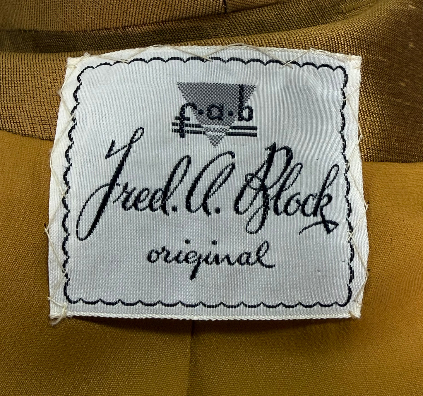 1950s Fred A. Block Green/Bronze Jacket