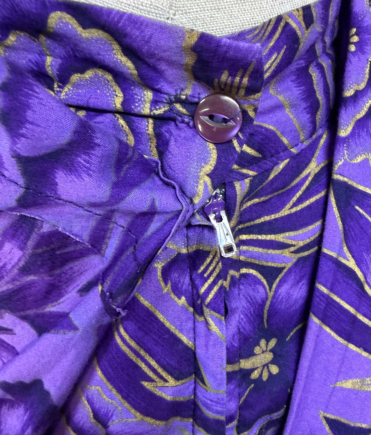 1950s Wrap Halter Top Hawaiian Dress