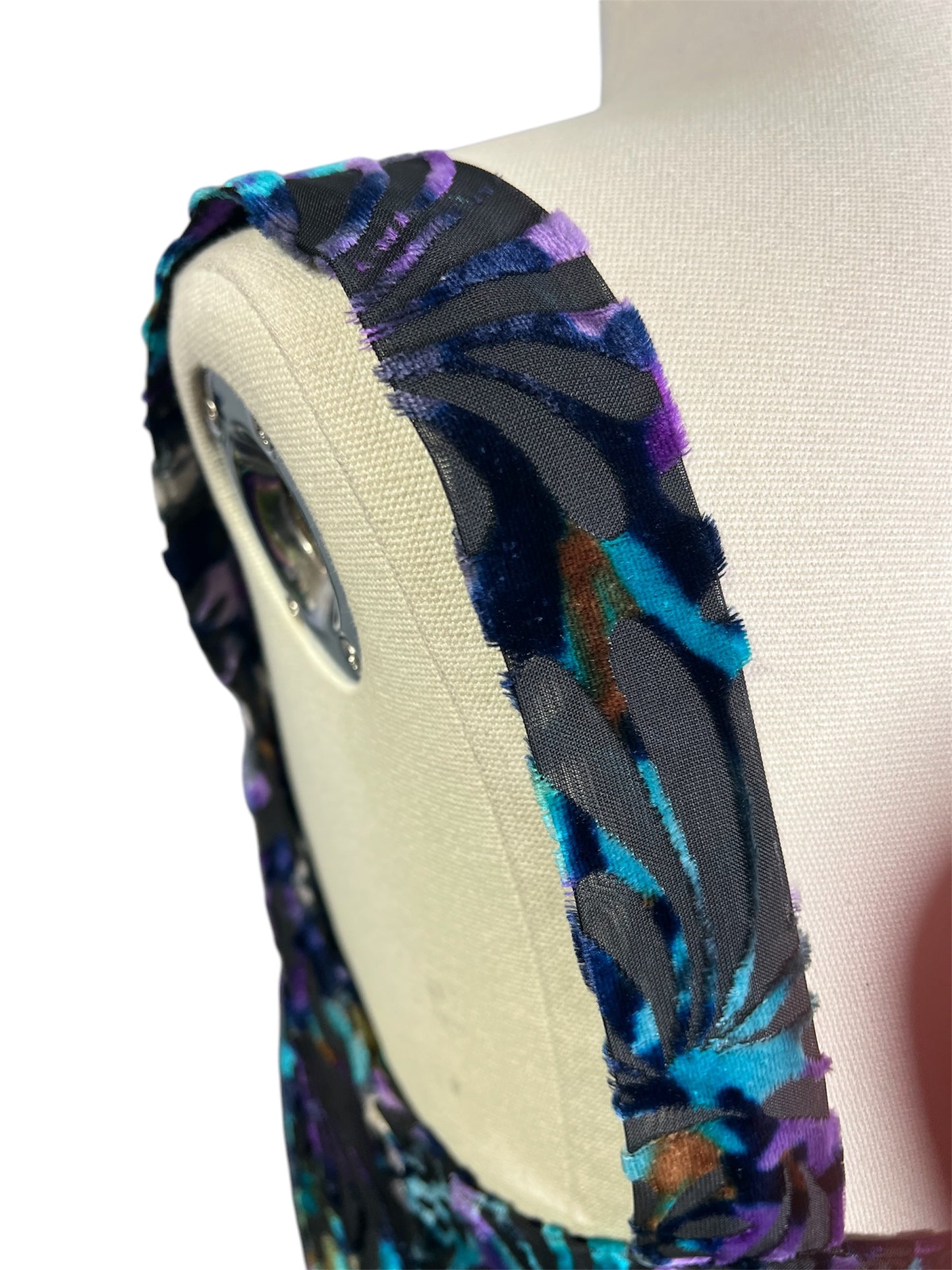 70s Handmade Velvet Dress