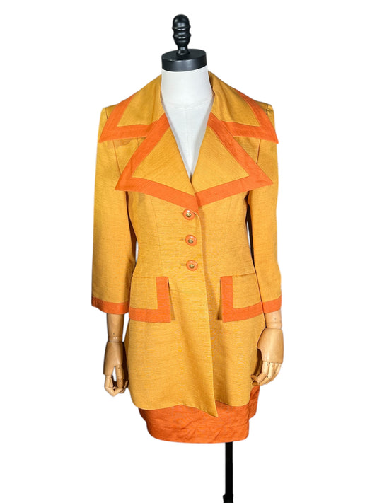 80s Jacques Fath Skirt suit