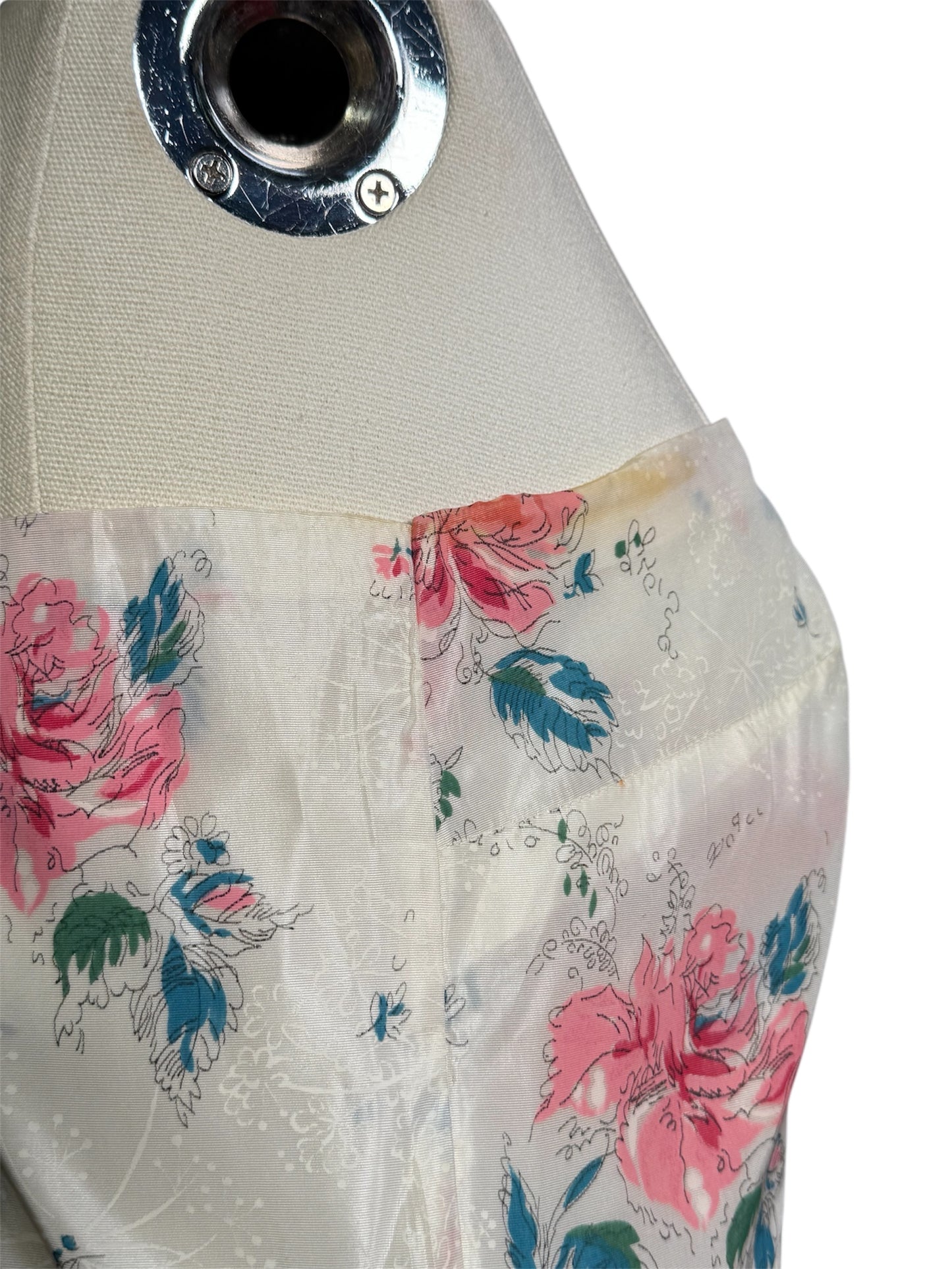 50s Floral Gown