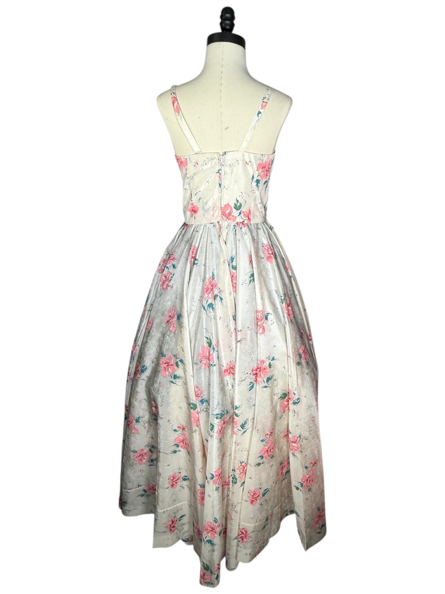 50s Floral Gown