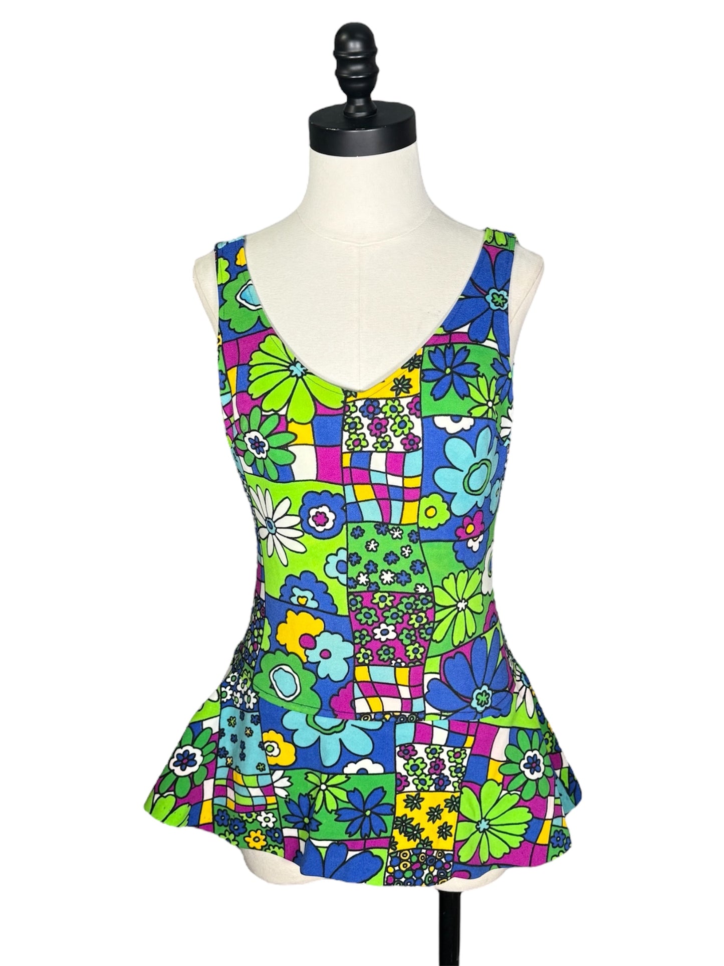 60s Psychedelic Swimsuit
