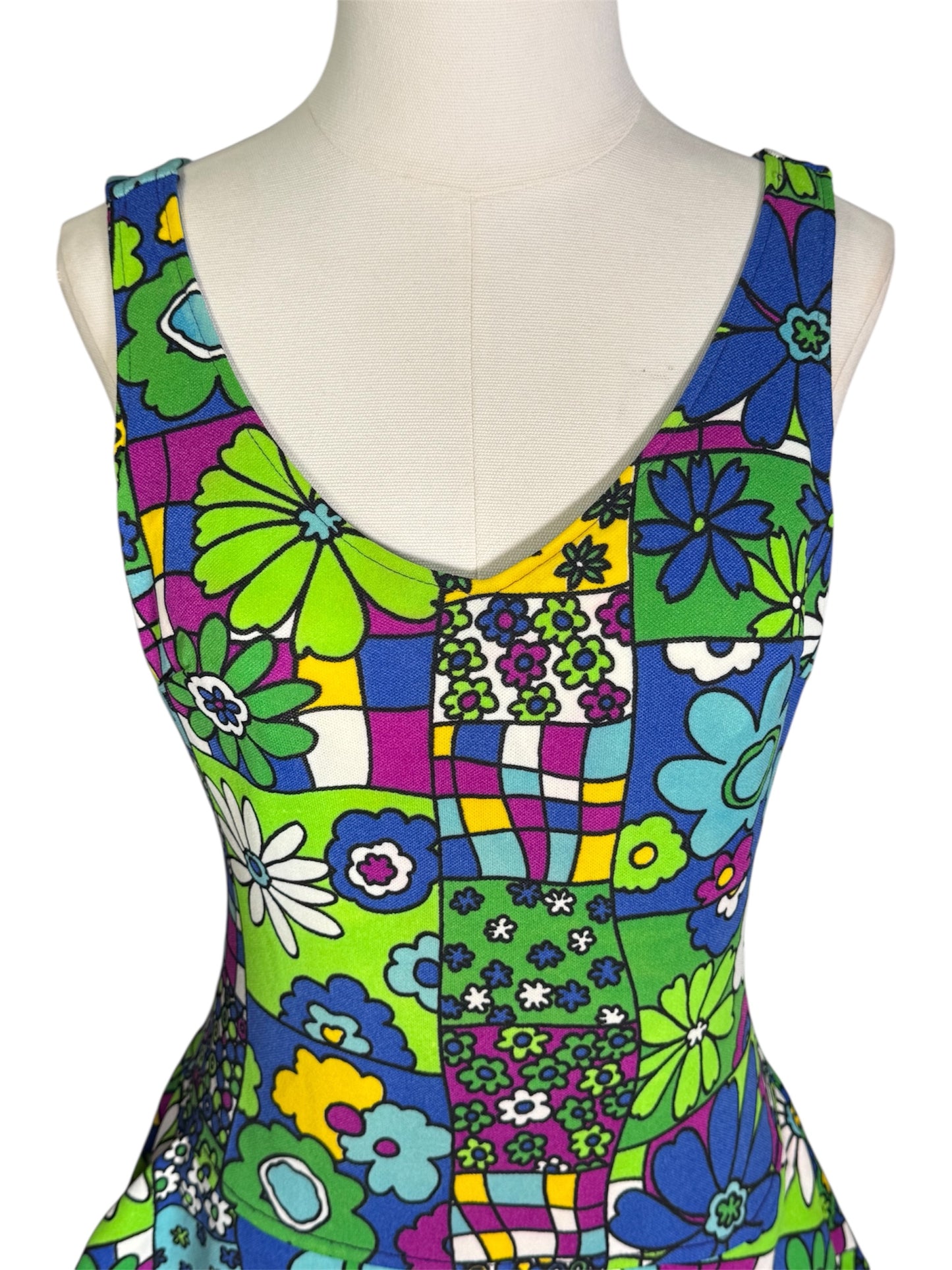60s Psychedelic Swimsuit