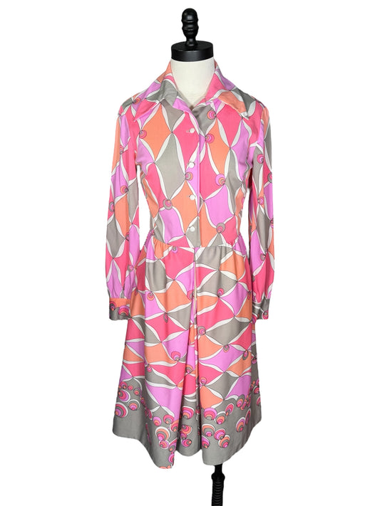 70s Abstract Dress