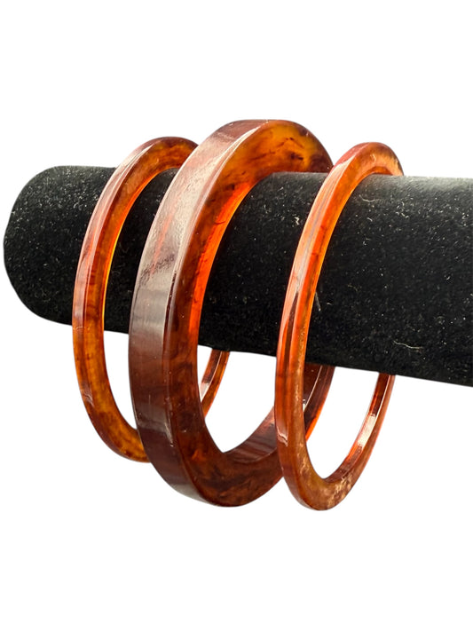 Bakelite Bangles Brown Set