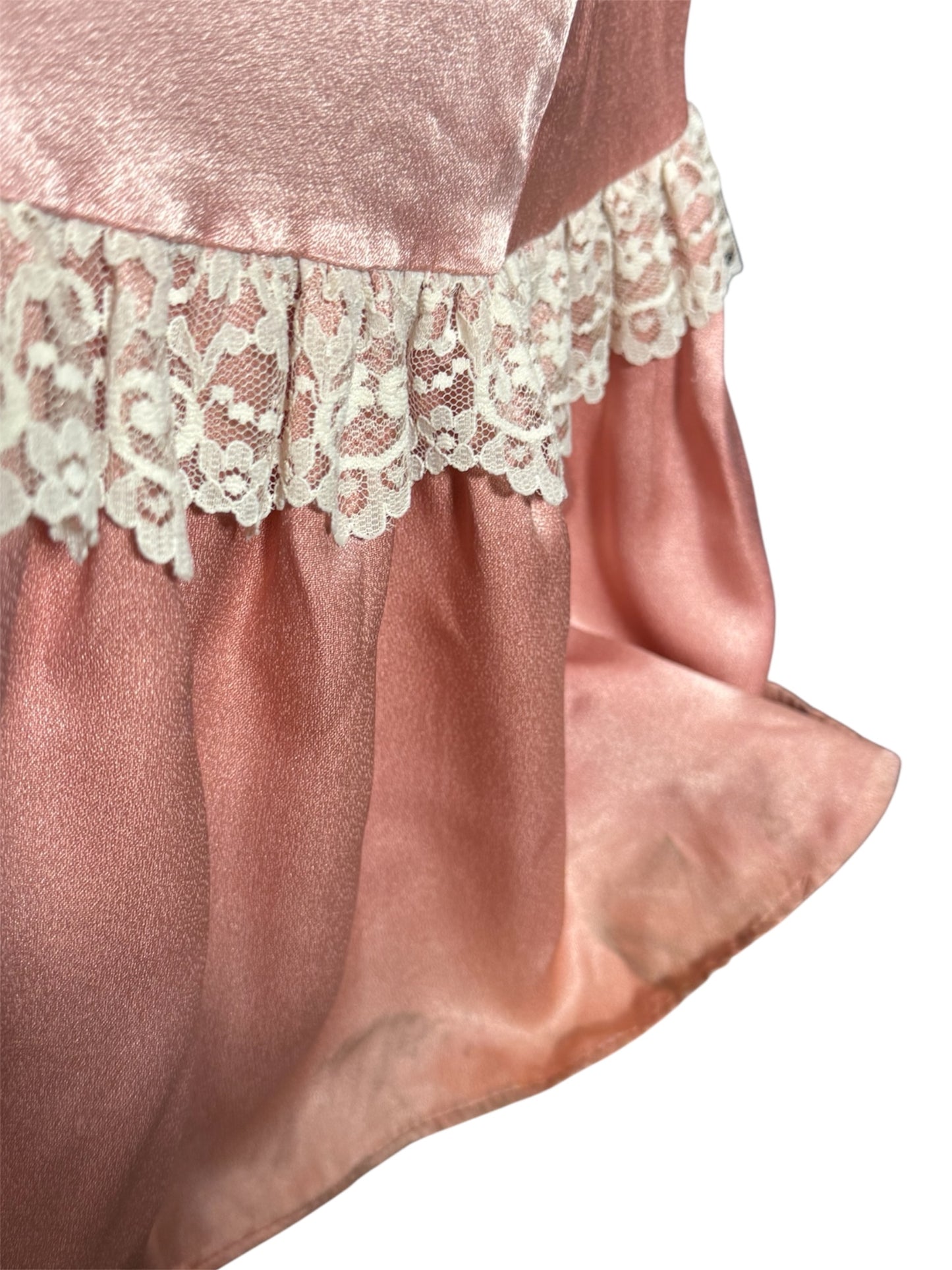 70s Prairie Lace Dress