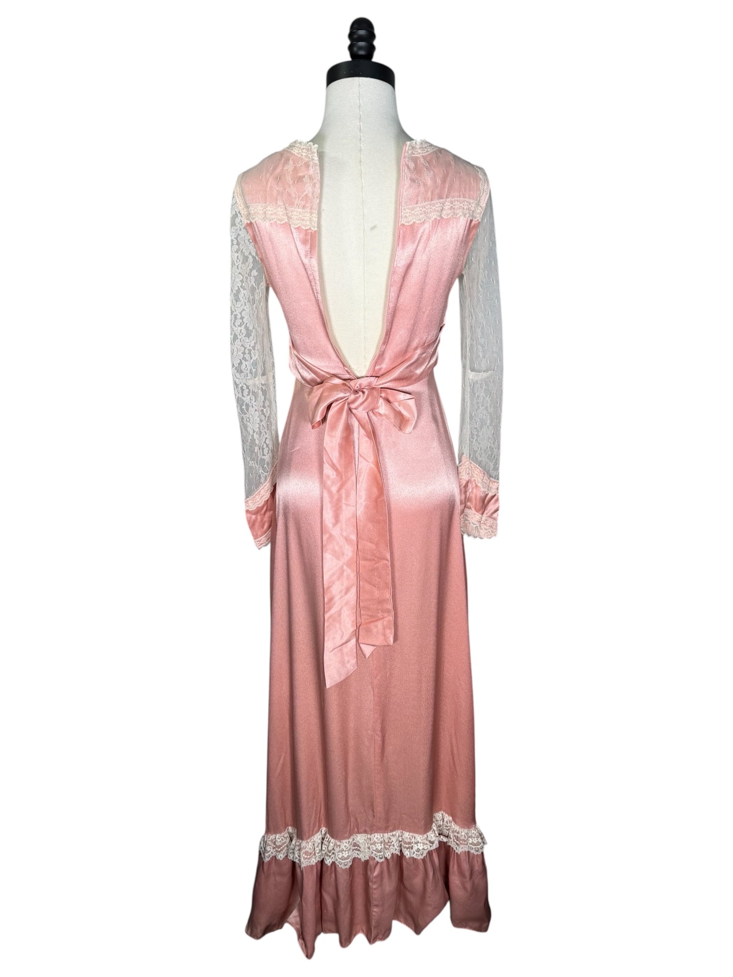 70s Prairie Lace Dress