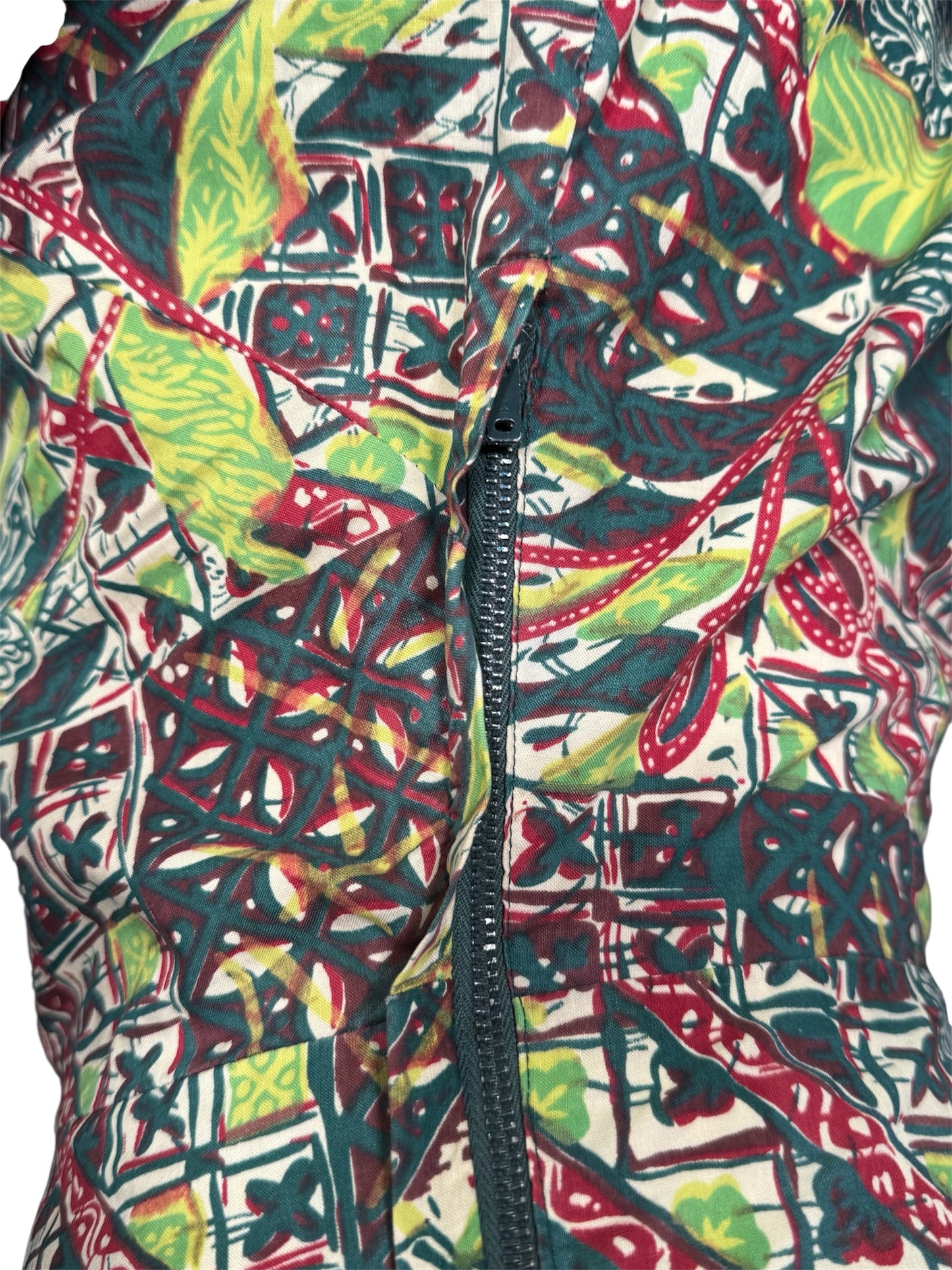 50s Tropical Floral Dress