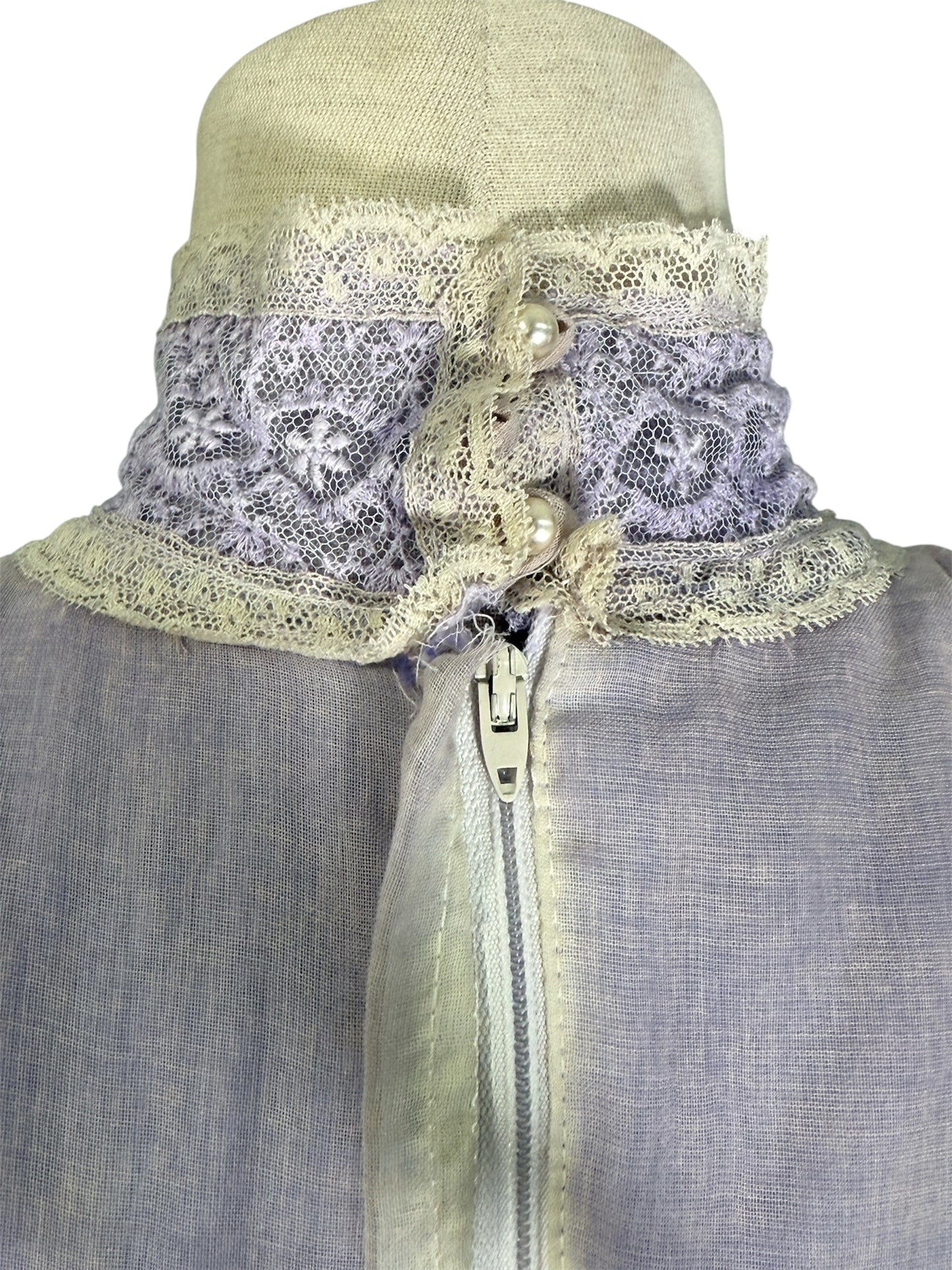 70s Lilac Prairie Dress