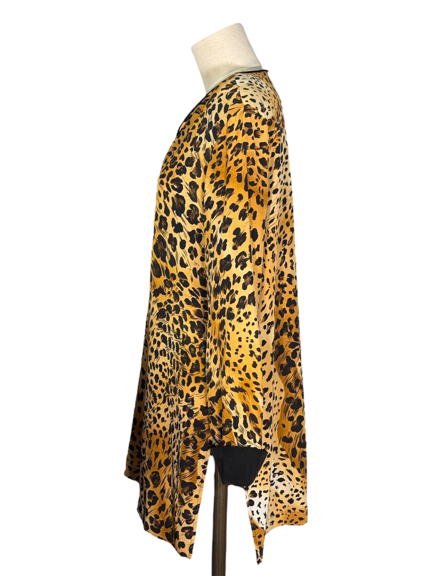80s Bloomingdale's Cheetah Print Tunic
