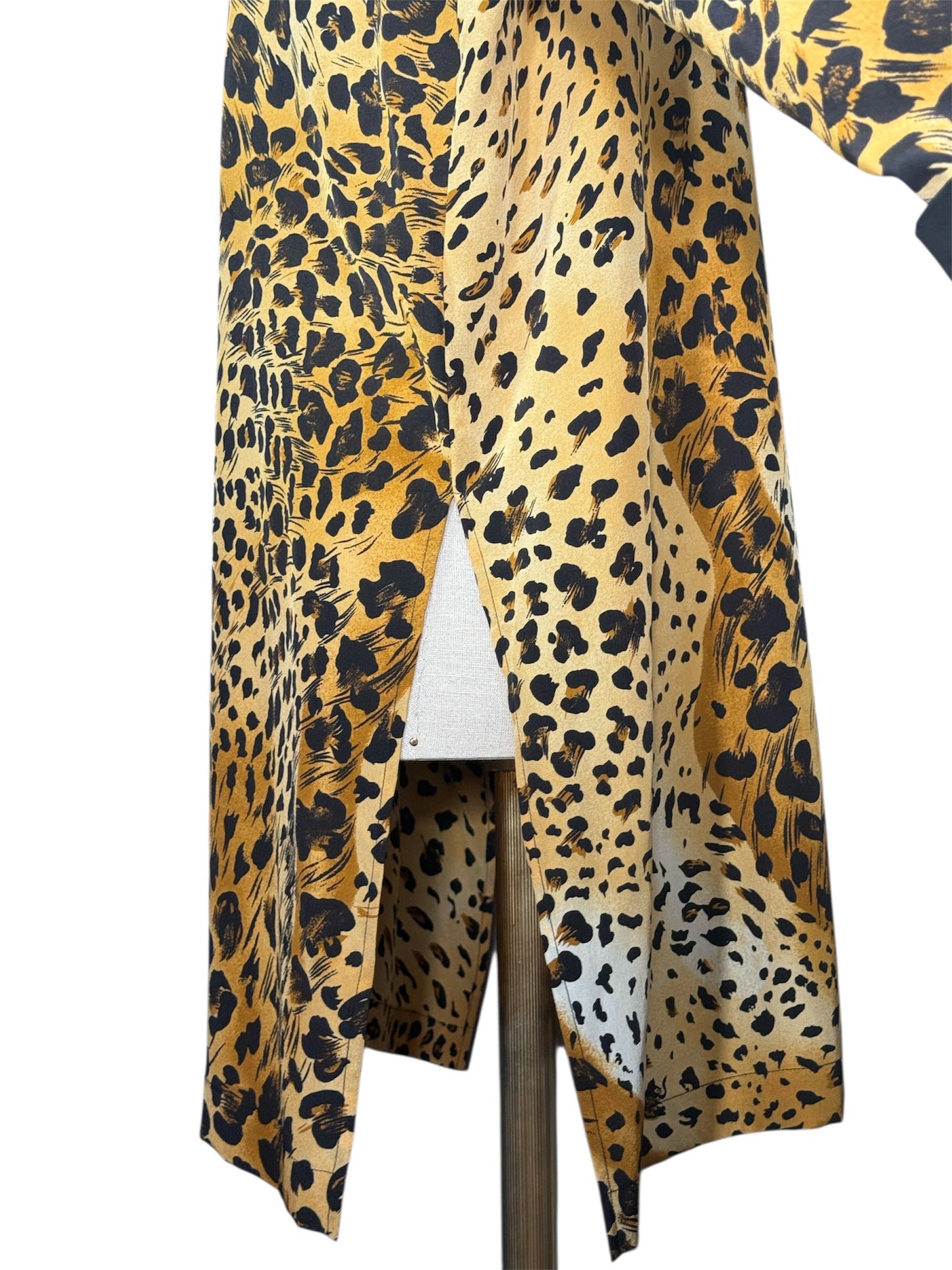 80s Bloomingdale's Cheetah Print Tunic