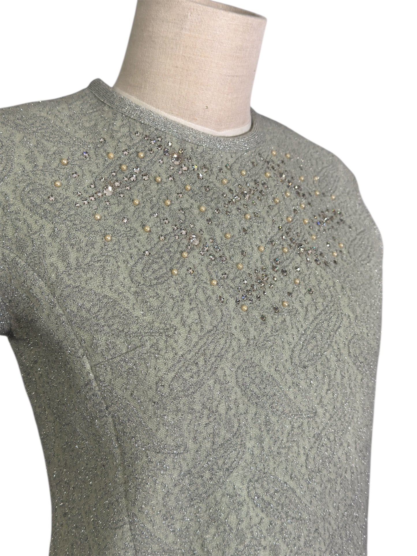 60s Rhinestone Top