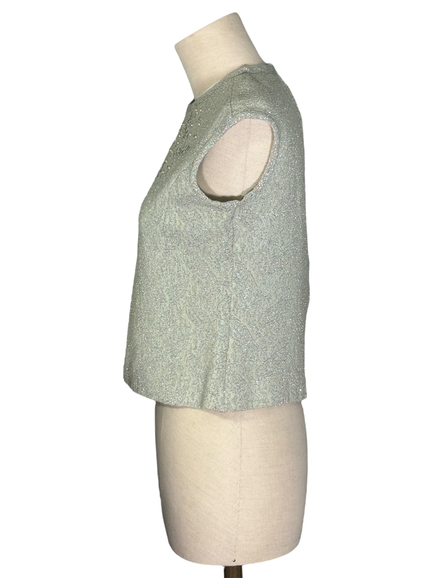 60s Rhinestone Top