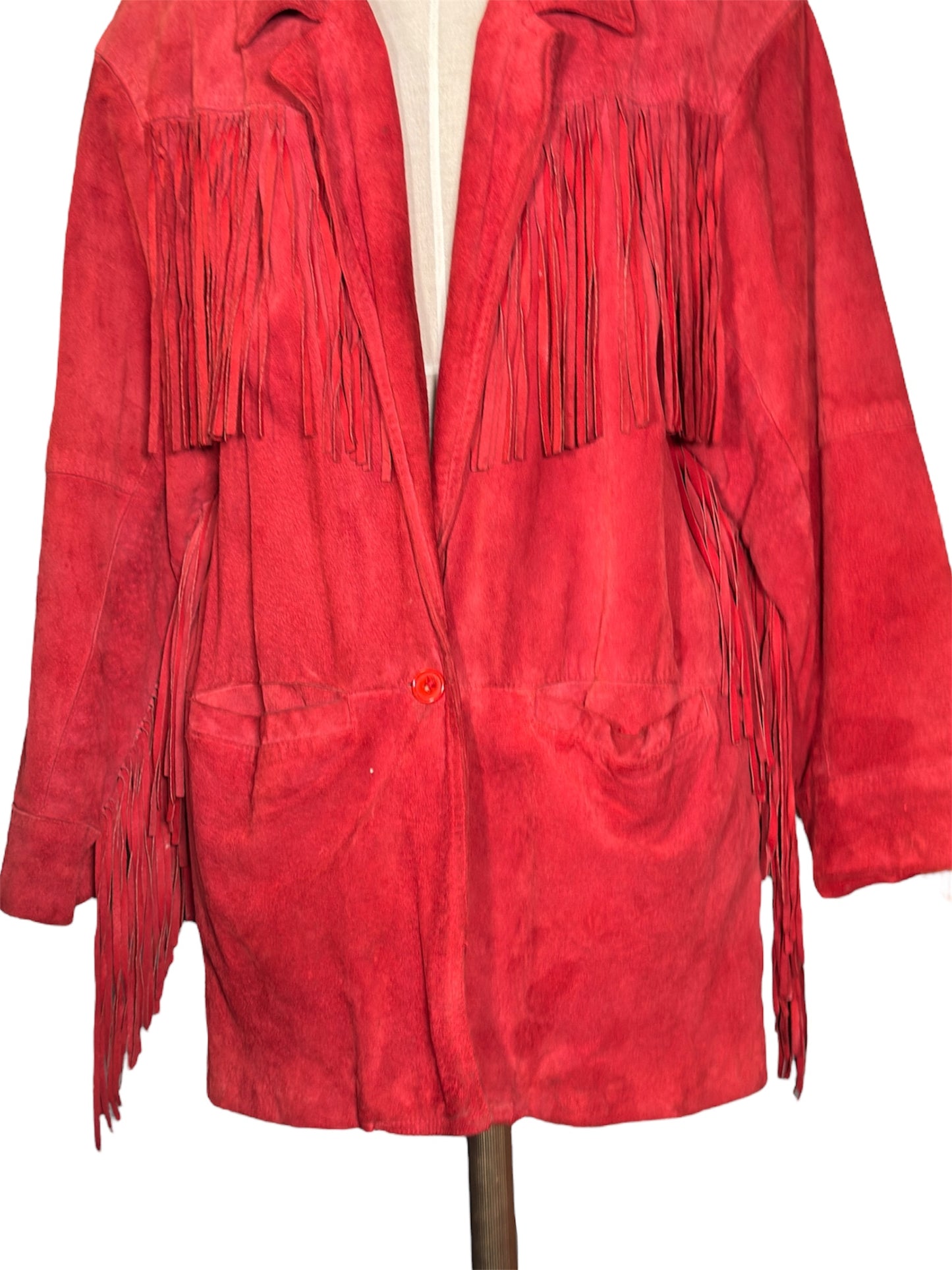 80s Siena Suede Fringe Jacket