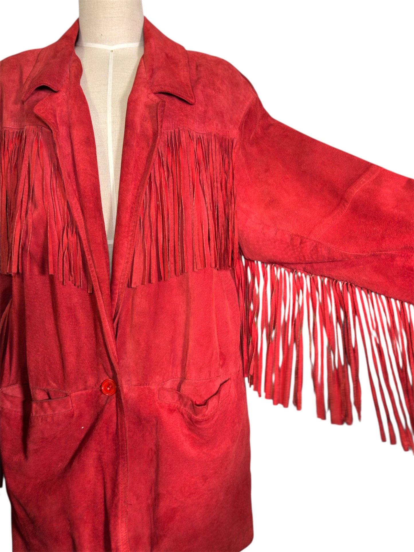 80s Siena Suede Fringe Jacket