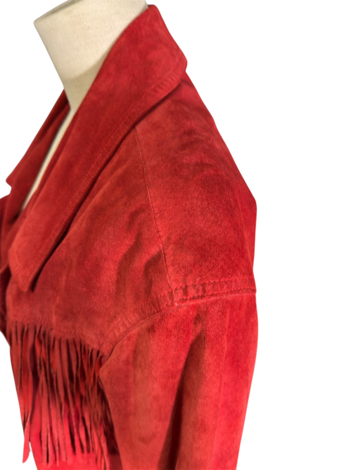 80s Siena Suede Fringe Jacket