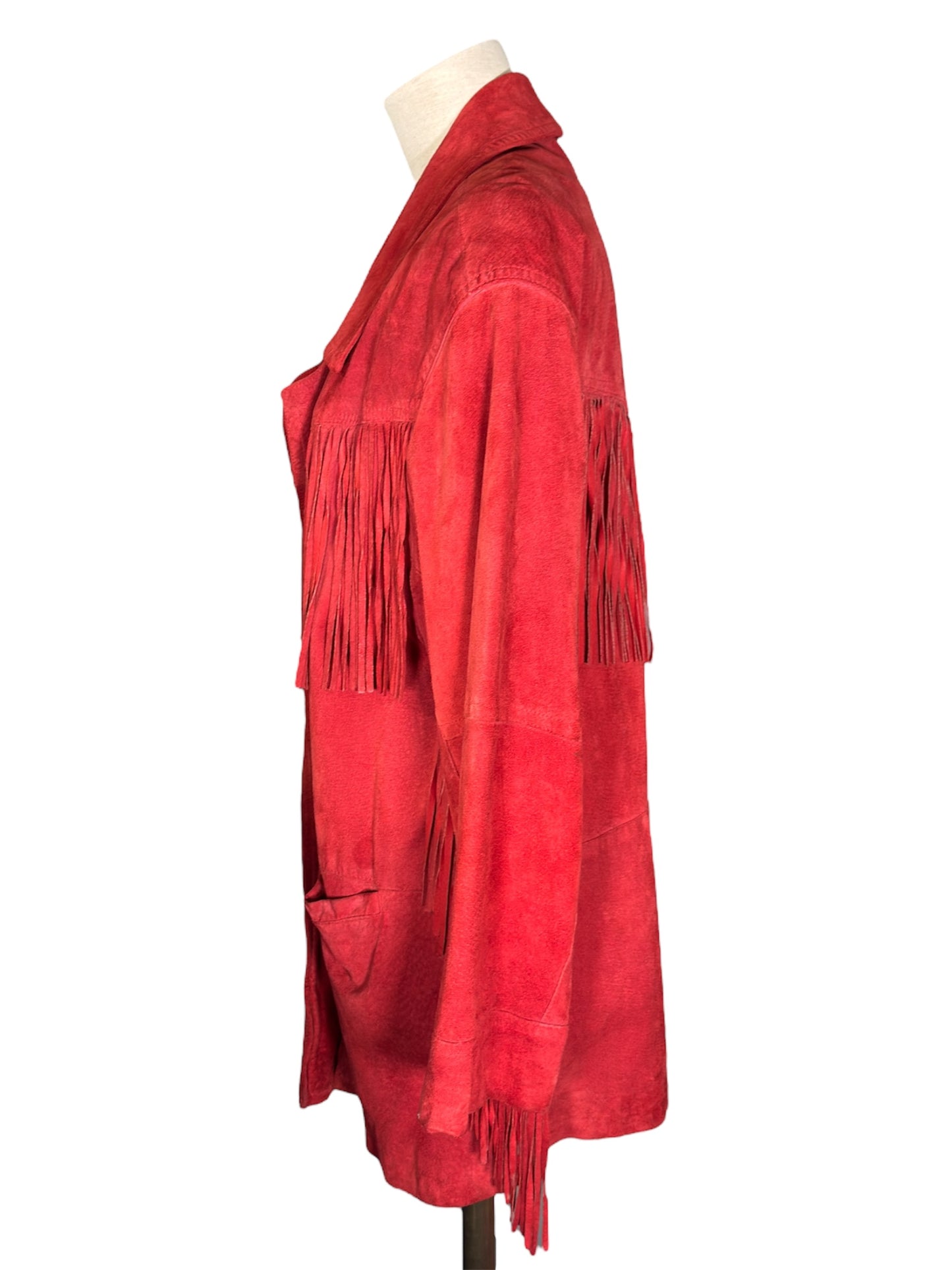 80s Siena Suede Fringe Jacket