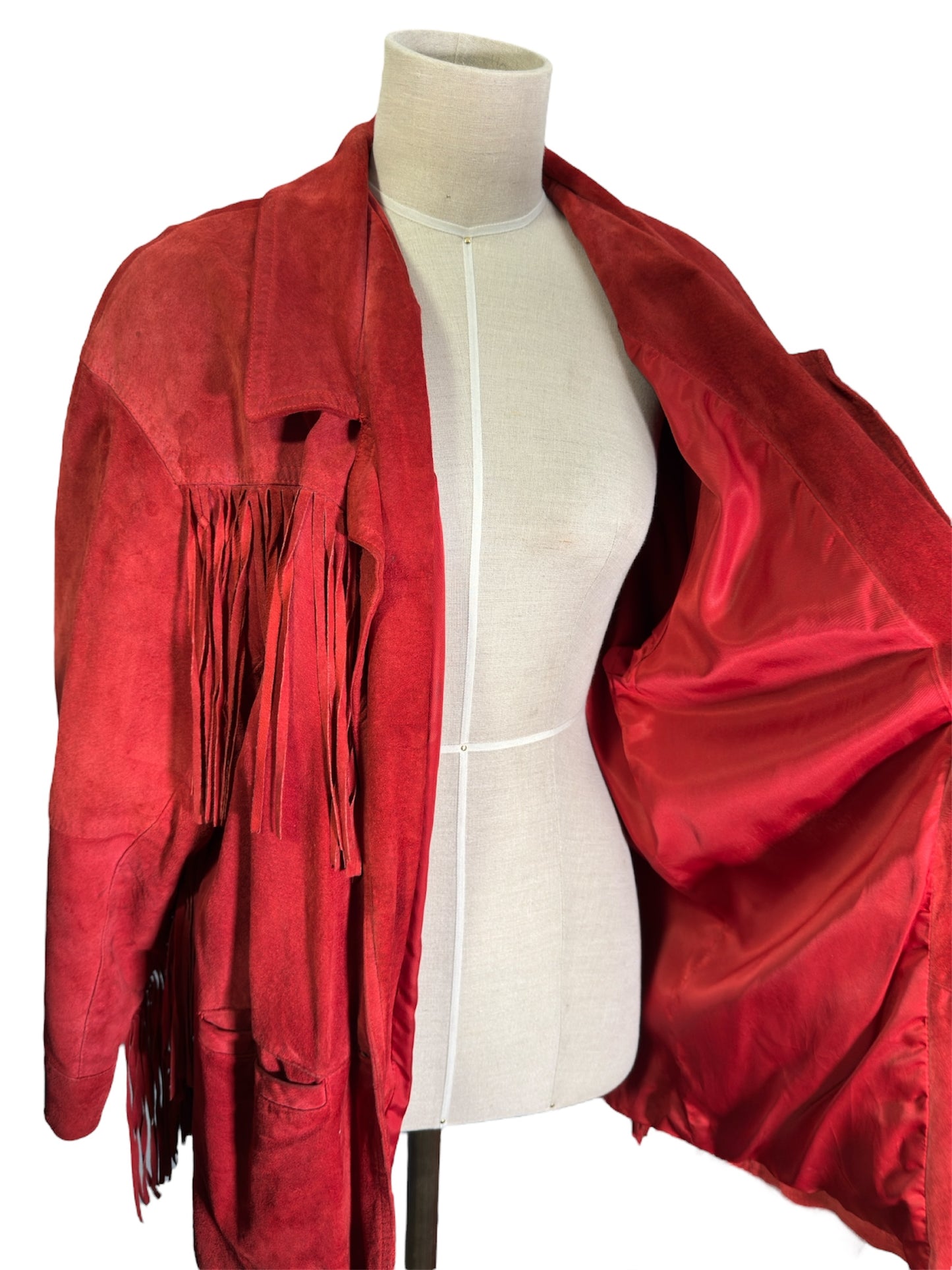 80s Siena Suede Fringe Jacket