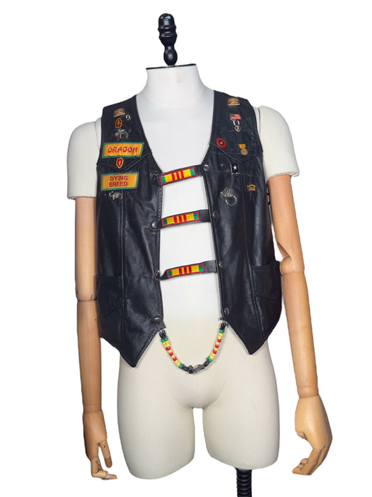 60s Vietnam Veteran Leather Vest