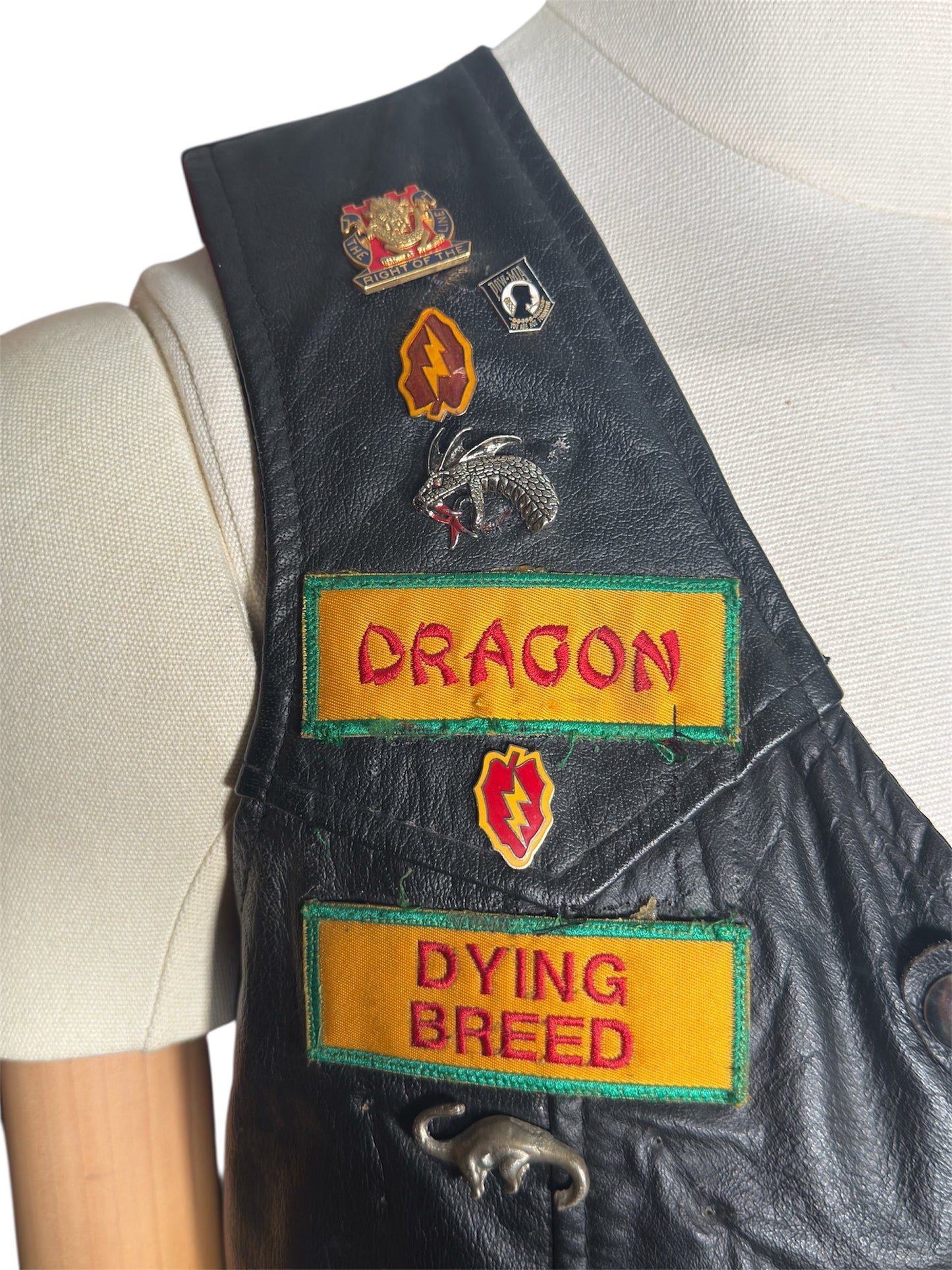 60s Vietnam Veteran Leather Vest