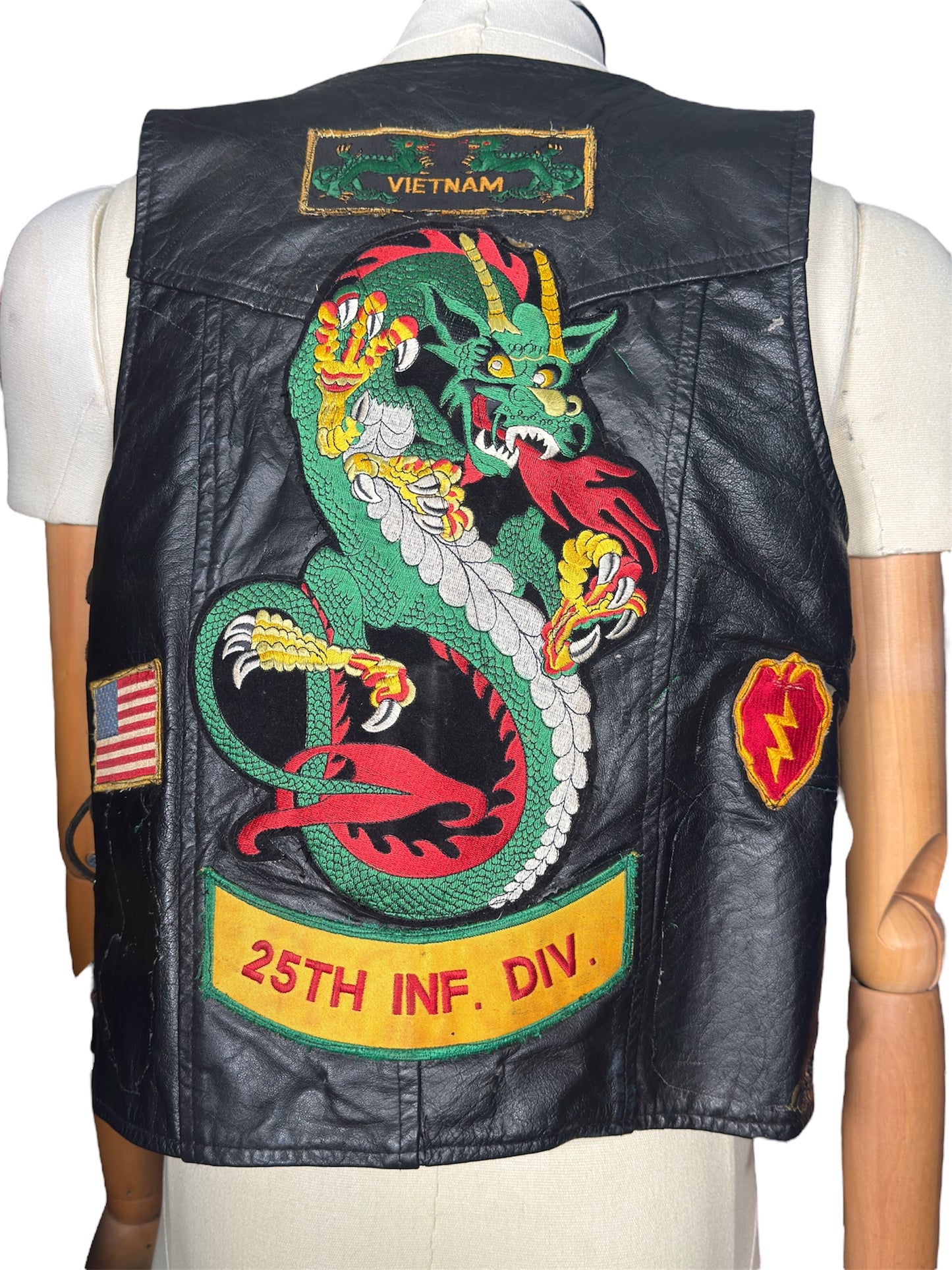60s Vietnam Veteran Leather Vest