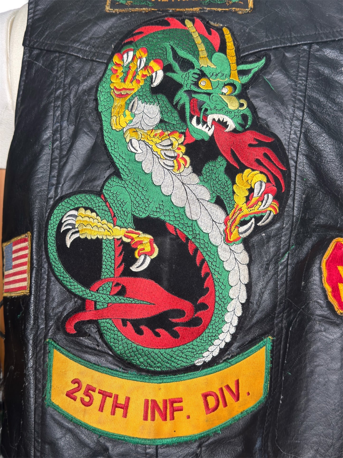 60s Vietnam Veteran Leather Vest