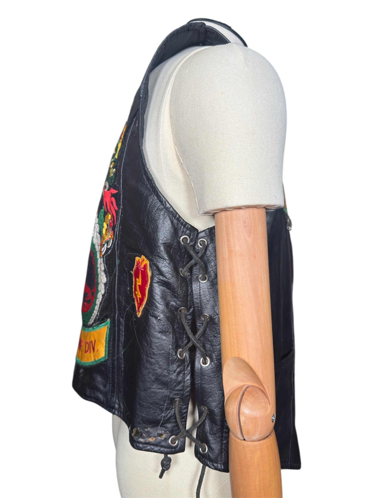 60s Vietnam Veteran Leather Vest