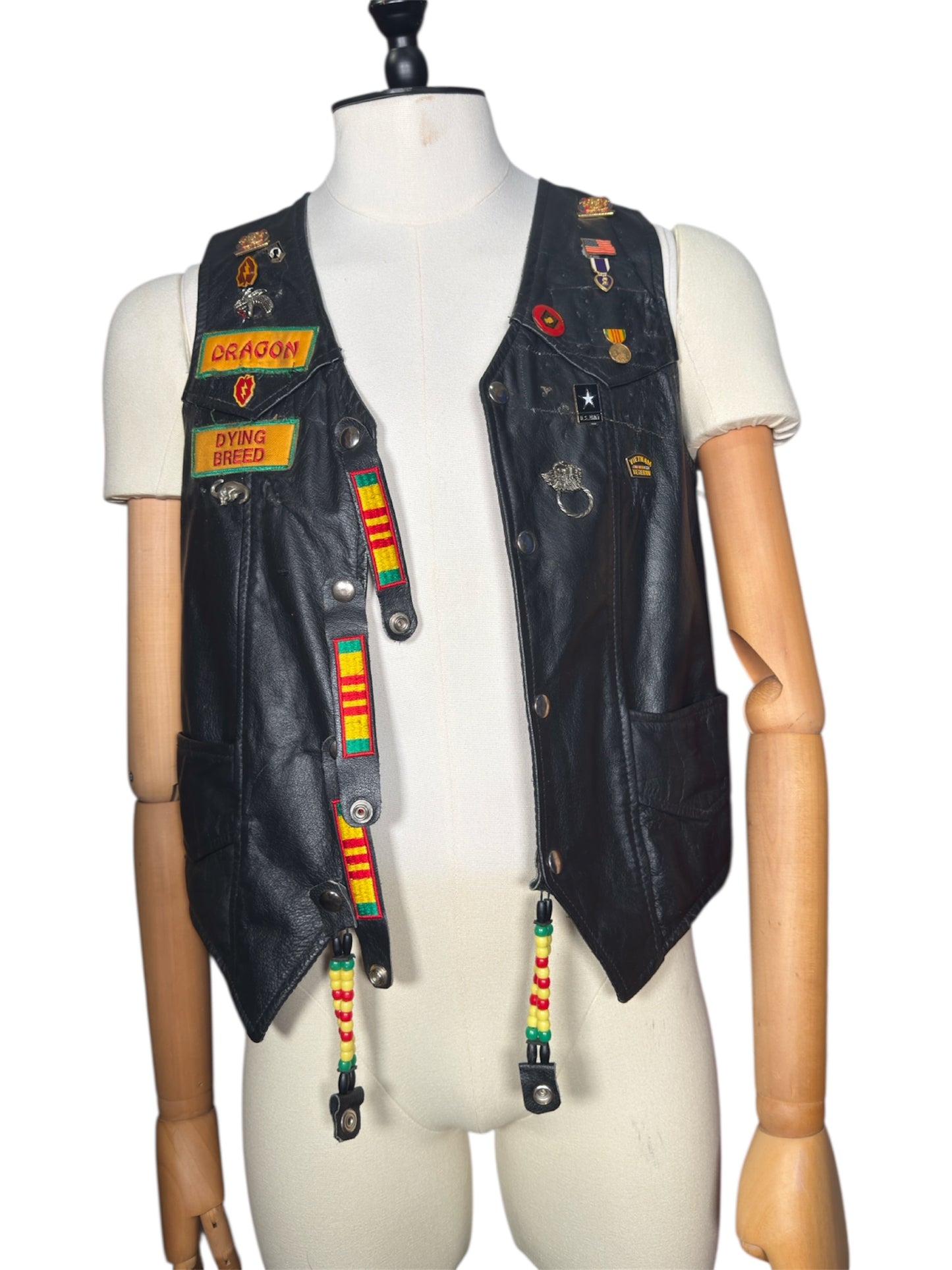 60s Vietnam Veteran Leather Vest