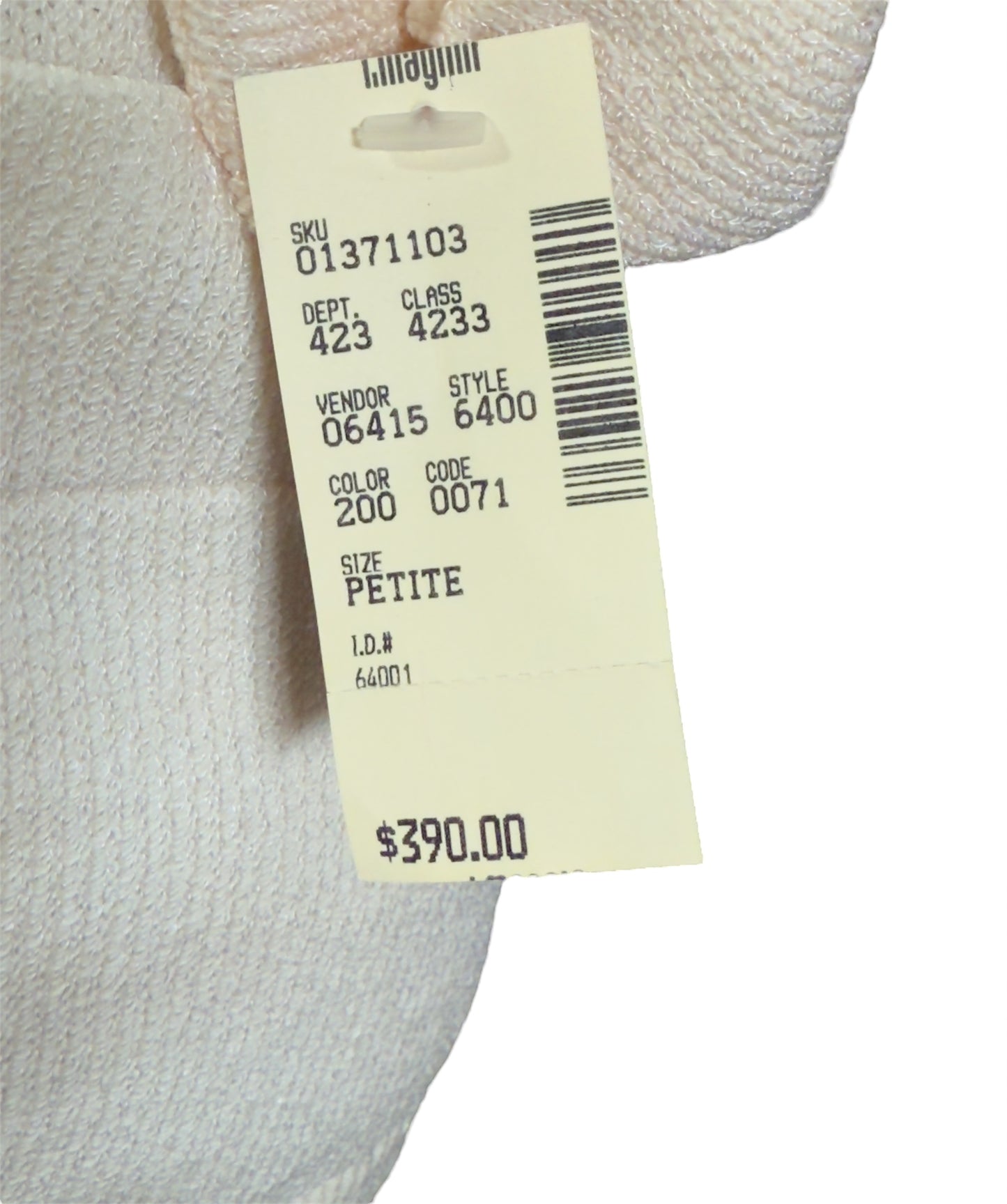 1980s St John Basics Cream Deadstock Knit Cardigan