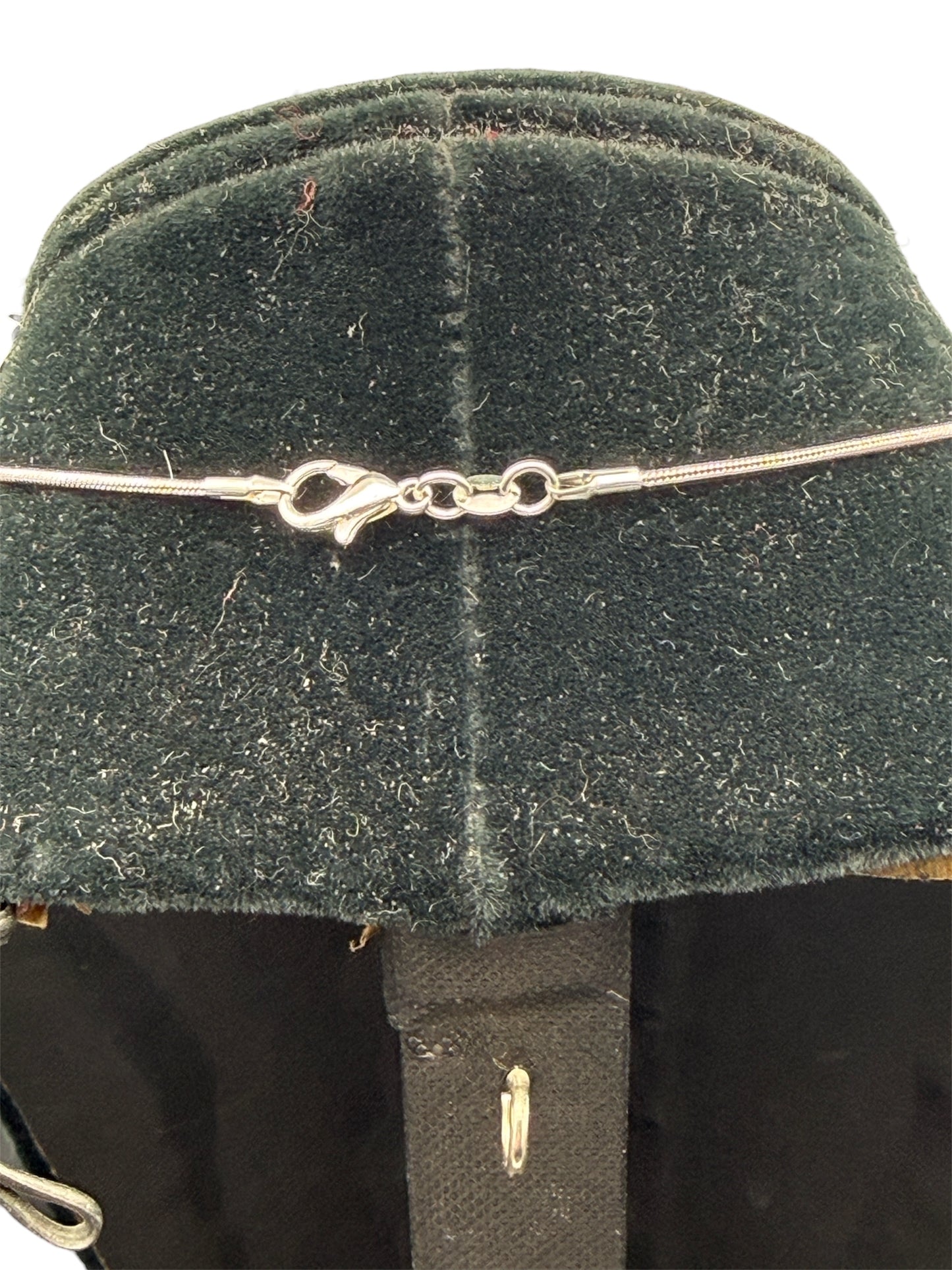 Vintage Italian Cameo Pendant Necklace With Sterling Silver 925 Setting