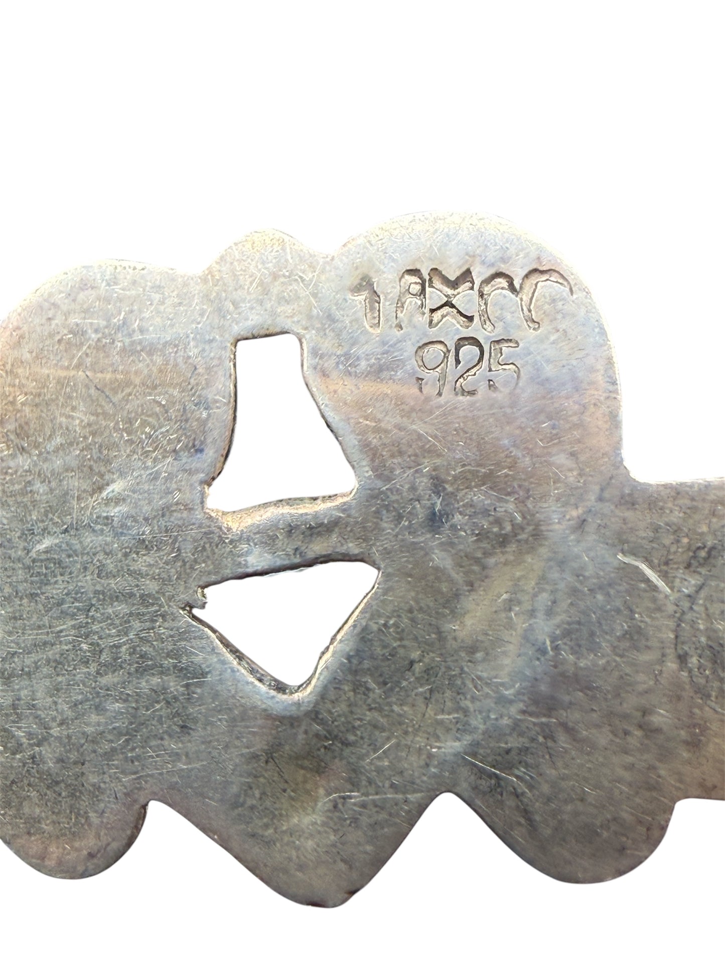 Vintage Taxco Mexican Sterling Silver 925 Geometric Necklace