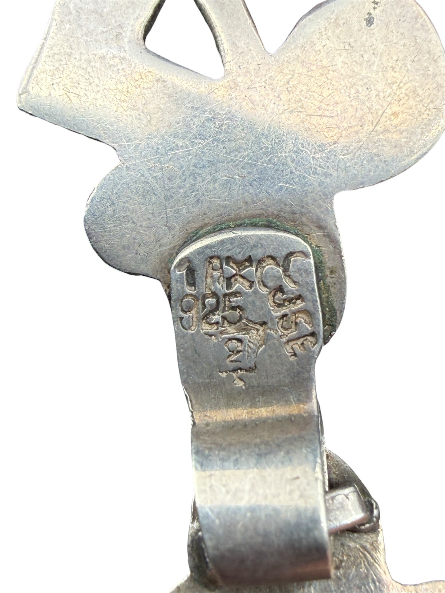 Vintage Taxco Mexican Sterling Silver 925 Geometric Necklace