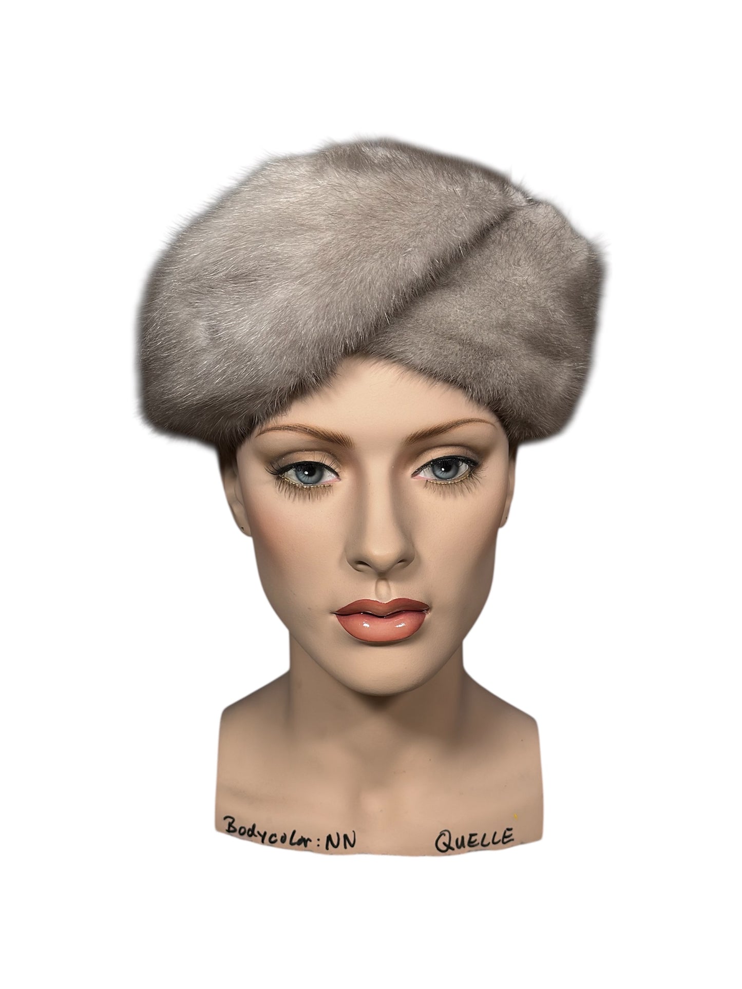 1960s Saks Fifth Avenue Wool And Mink Fur Trim Coat And Hat Set - NWT