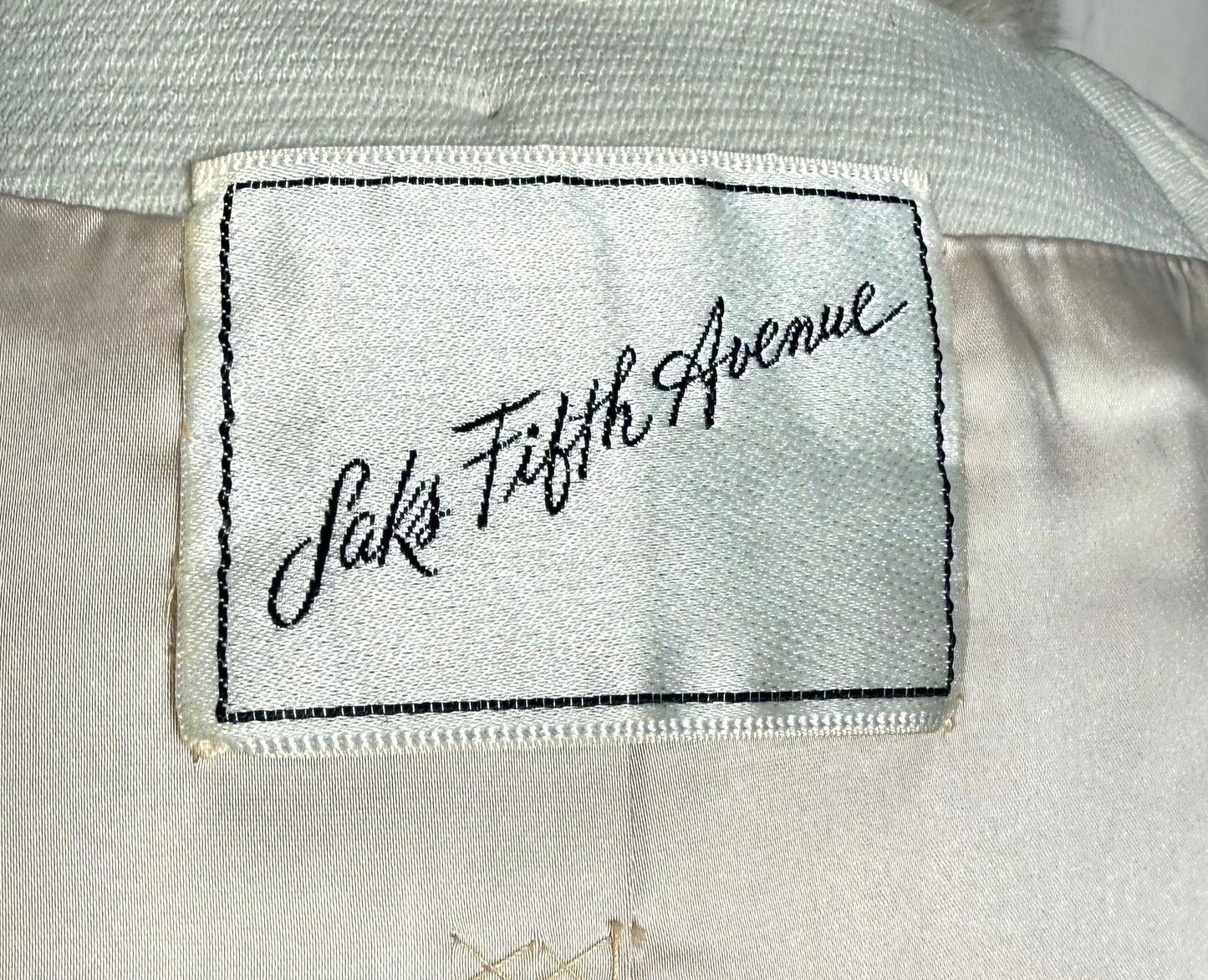 1960s Saks Fifth Avenue Wool And Mink Fur Trim Coat And Hat Set - NWT