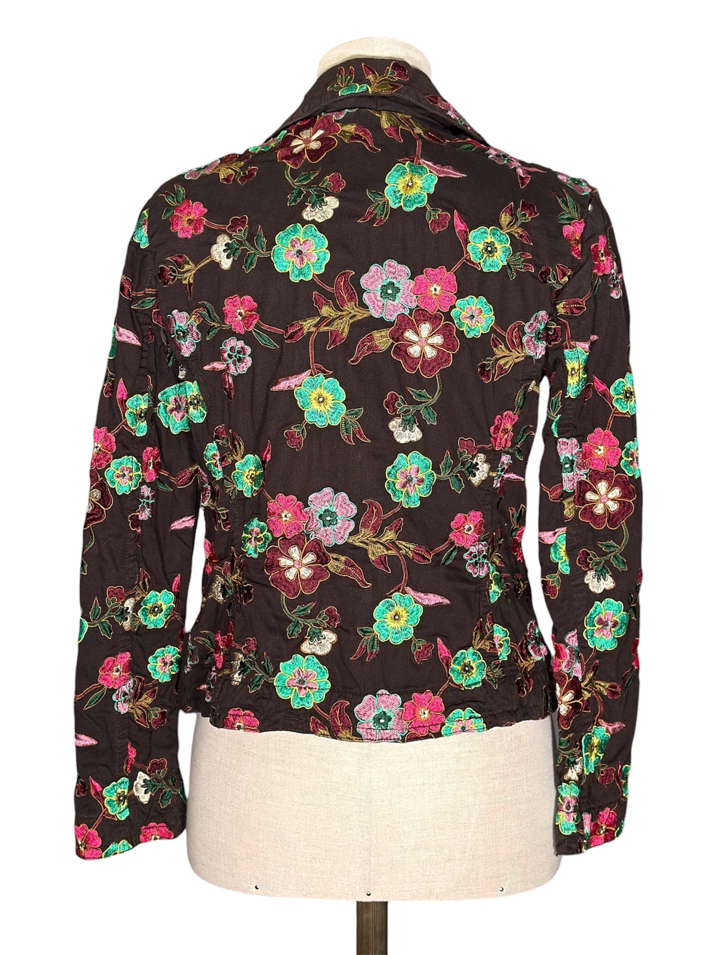 Modern Johnny Was Embroidered Floral Cotton Jacket