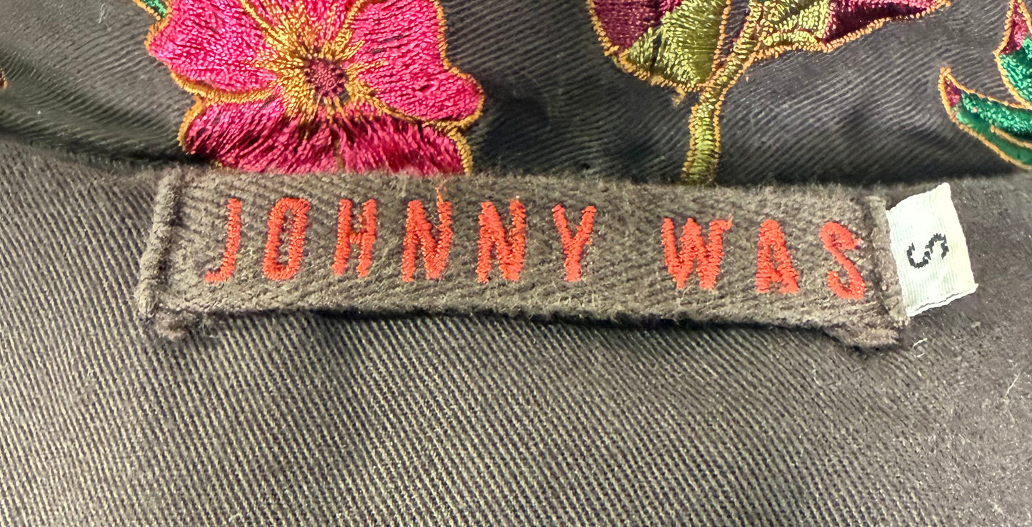 Modern Johnny Was Embroidered Floral Cotton Jacket