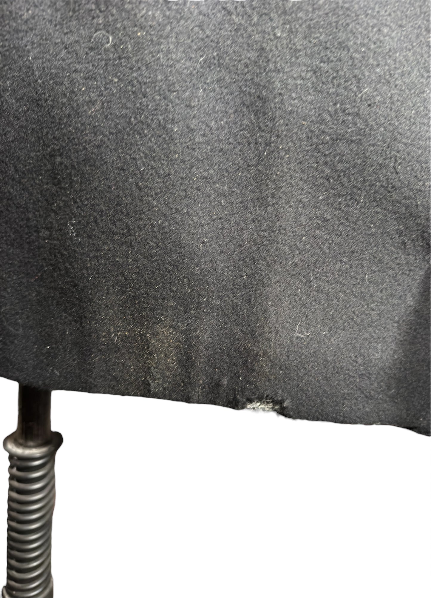 1980s Christian Dior Wool Overcoat Double-Breasted Black Long Formal