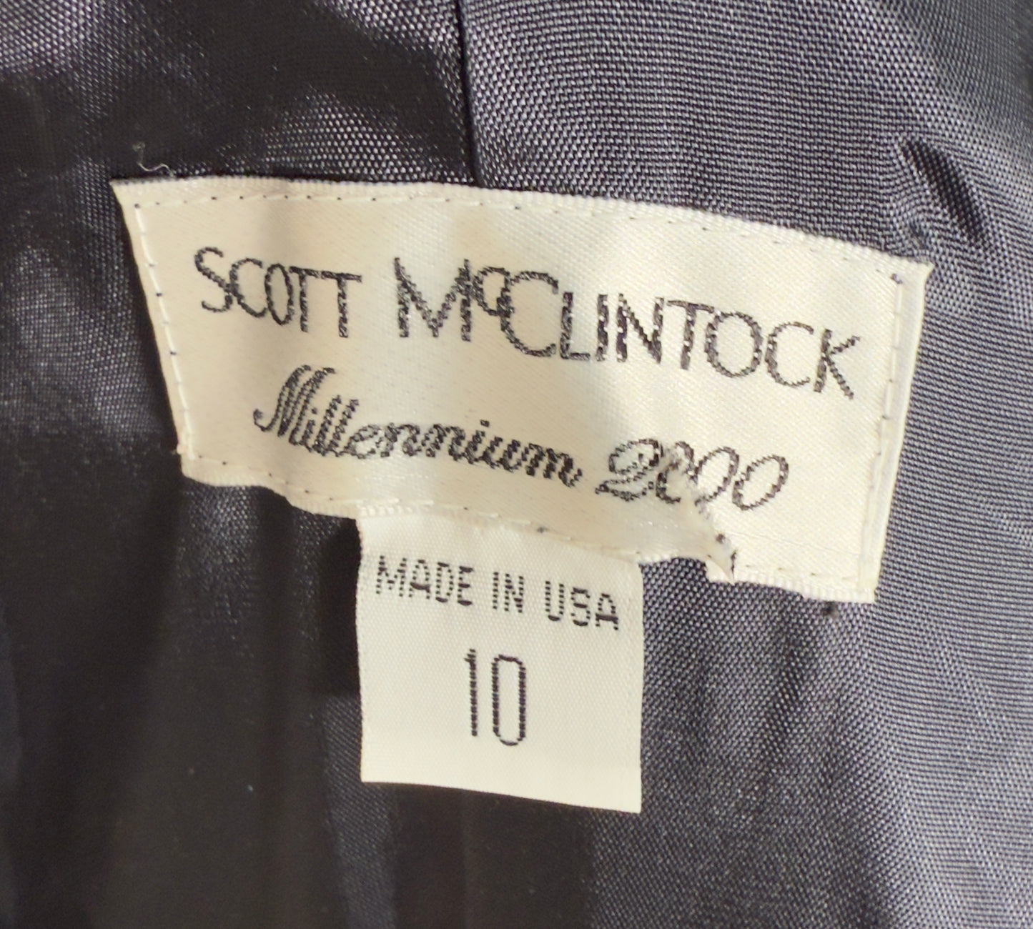 Y2K Deadstock Scott McClintock Gown