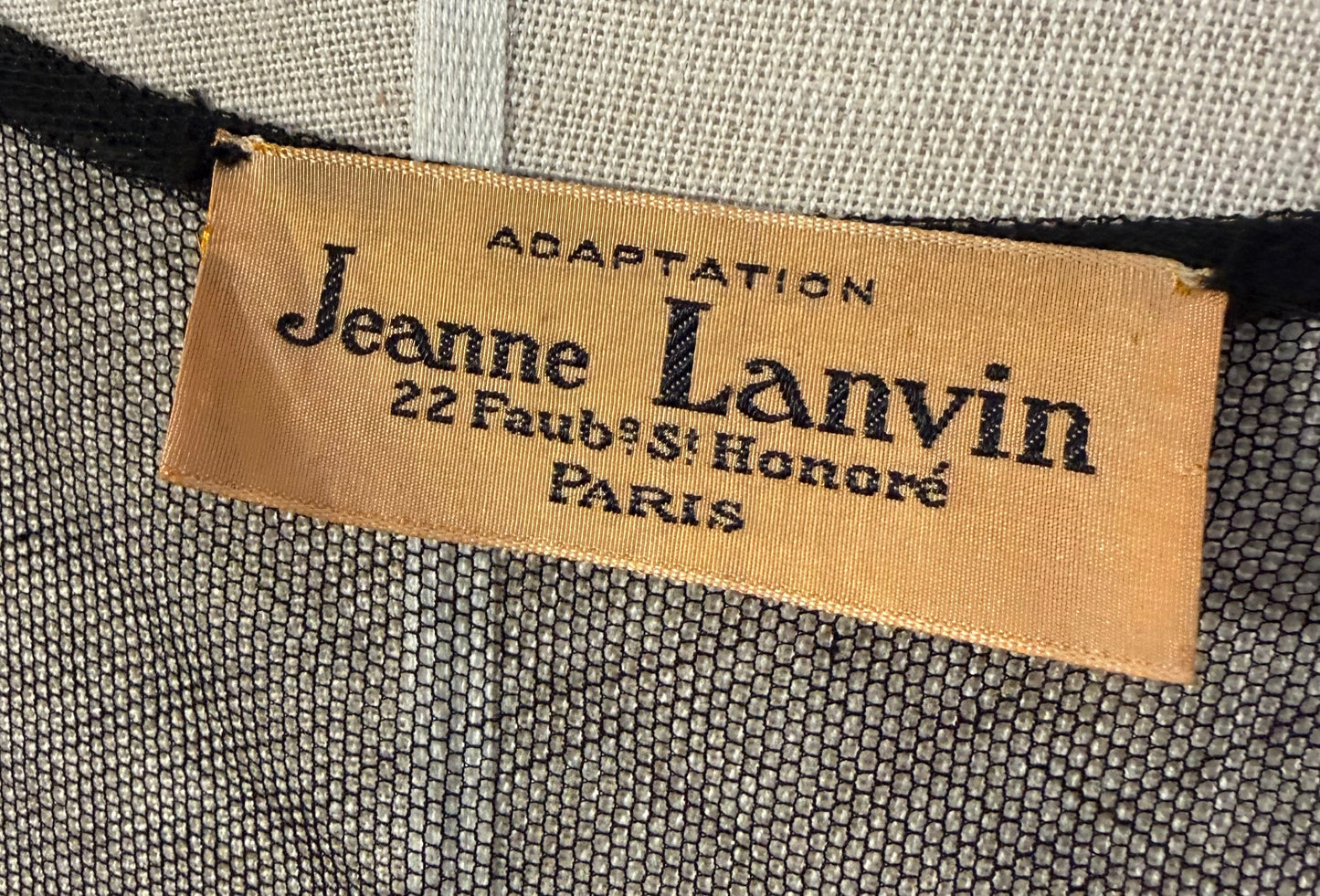 1940s Jeanne Lanvin Crepe Jacket And Dress Set With Embroidered Floral Motif