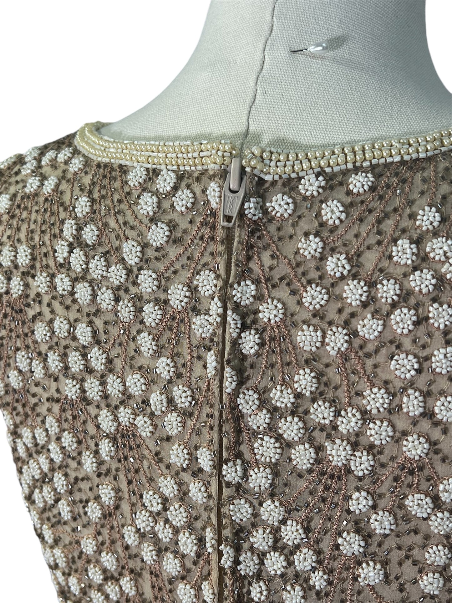 80s/90s Adrianna Papell Beaded Top