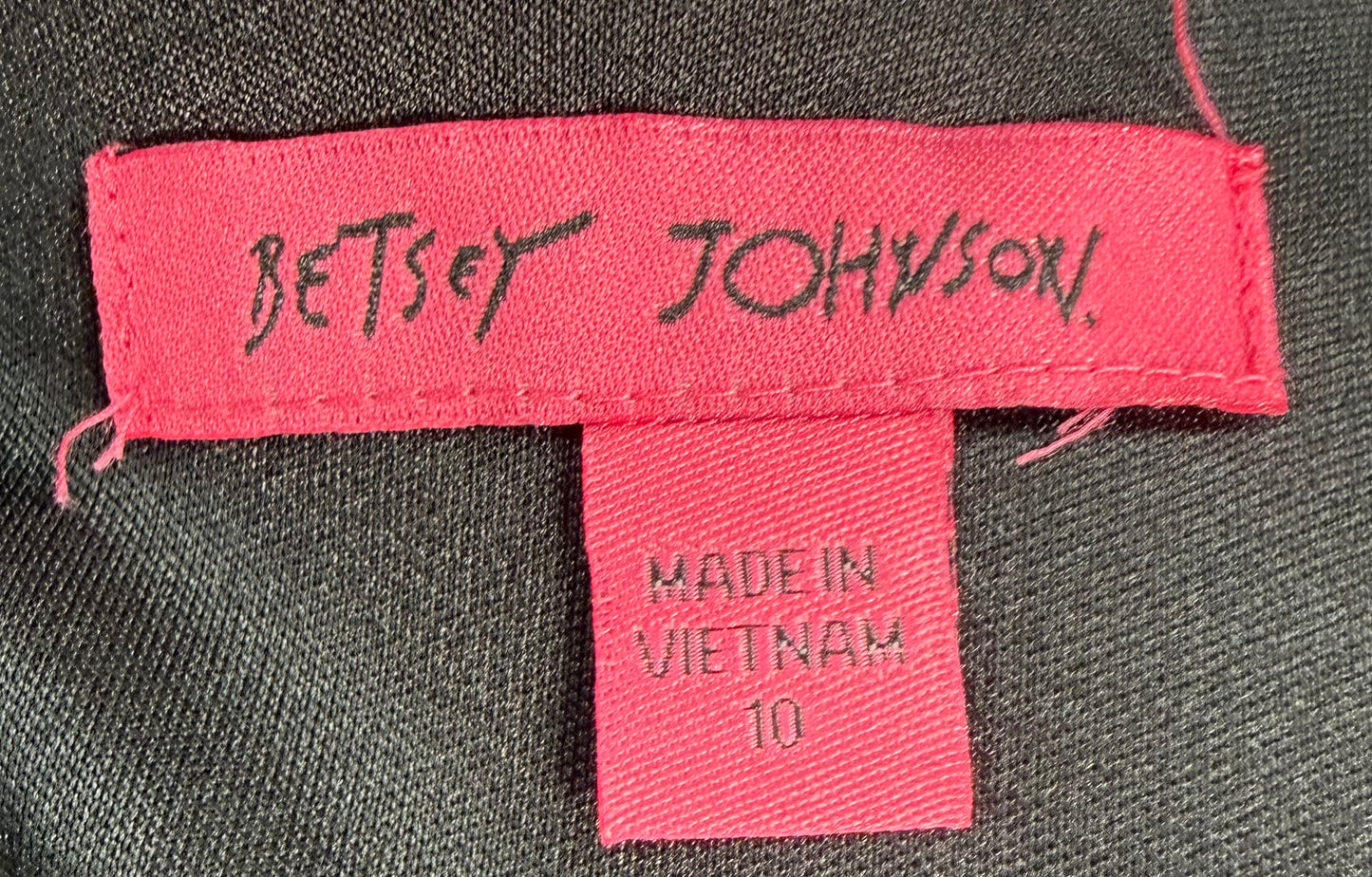 Modern Betsey Johnson Floral Maxi Wrap Dress - 10
