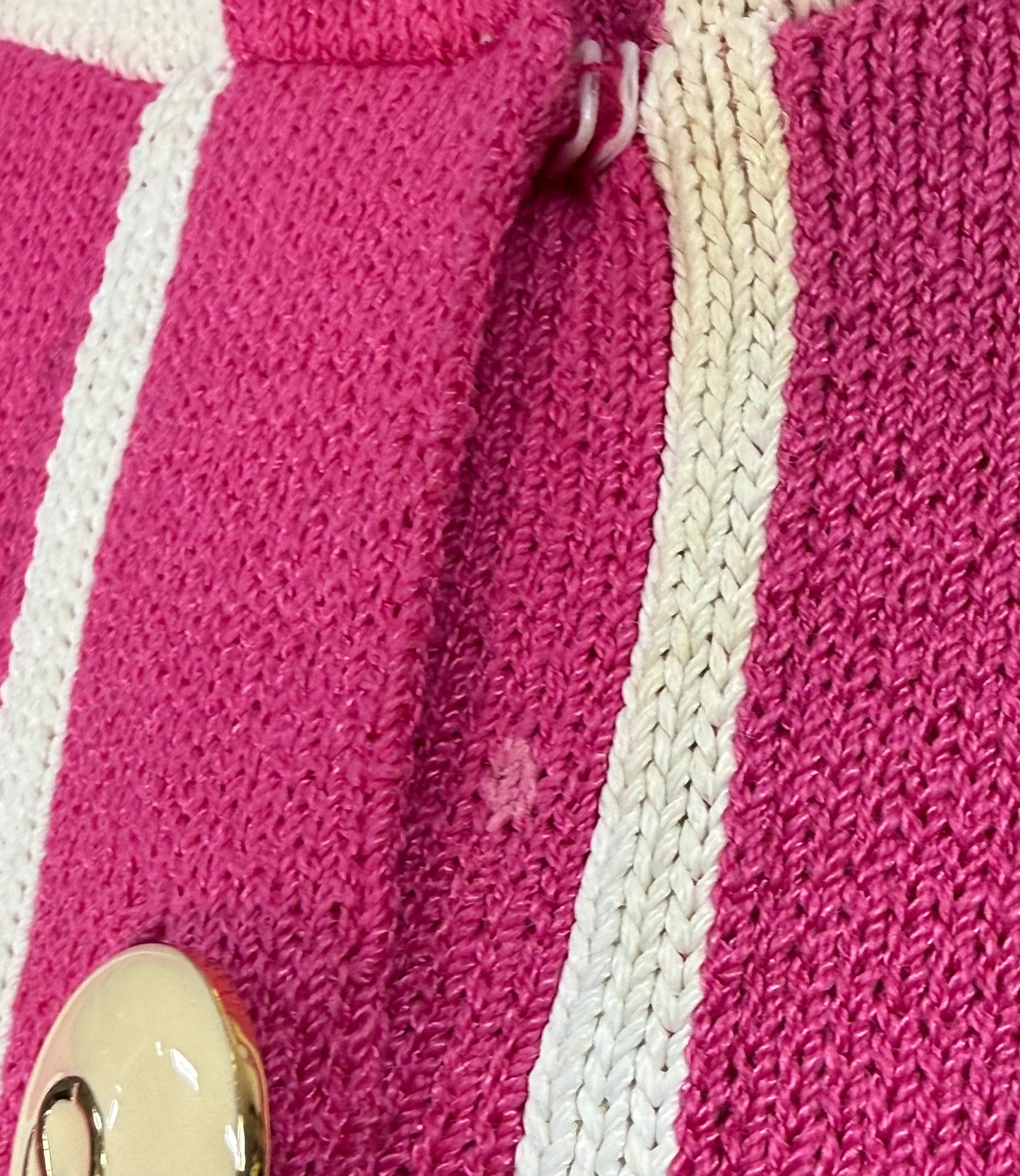 Y2K St. John Collection Knit Top and Skirt Pink Set