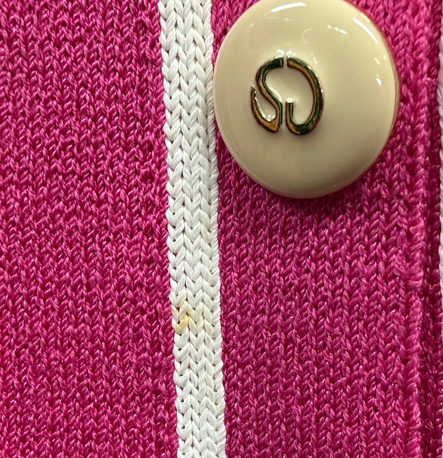 Y2K St. John Collection Knit Top and Skirt Pink Set