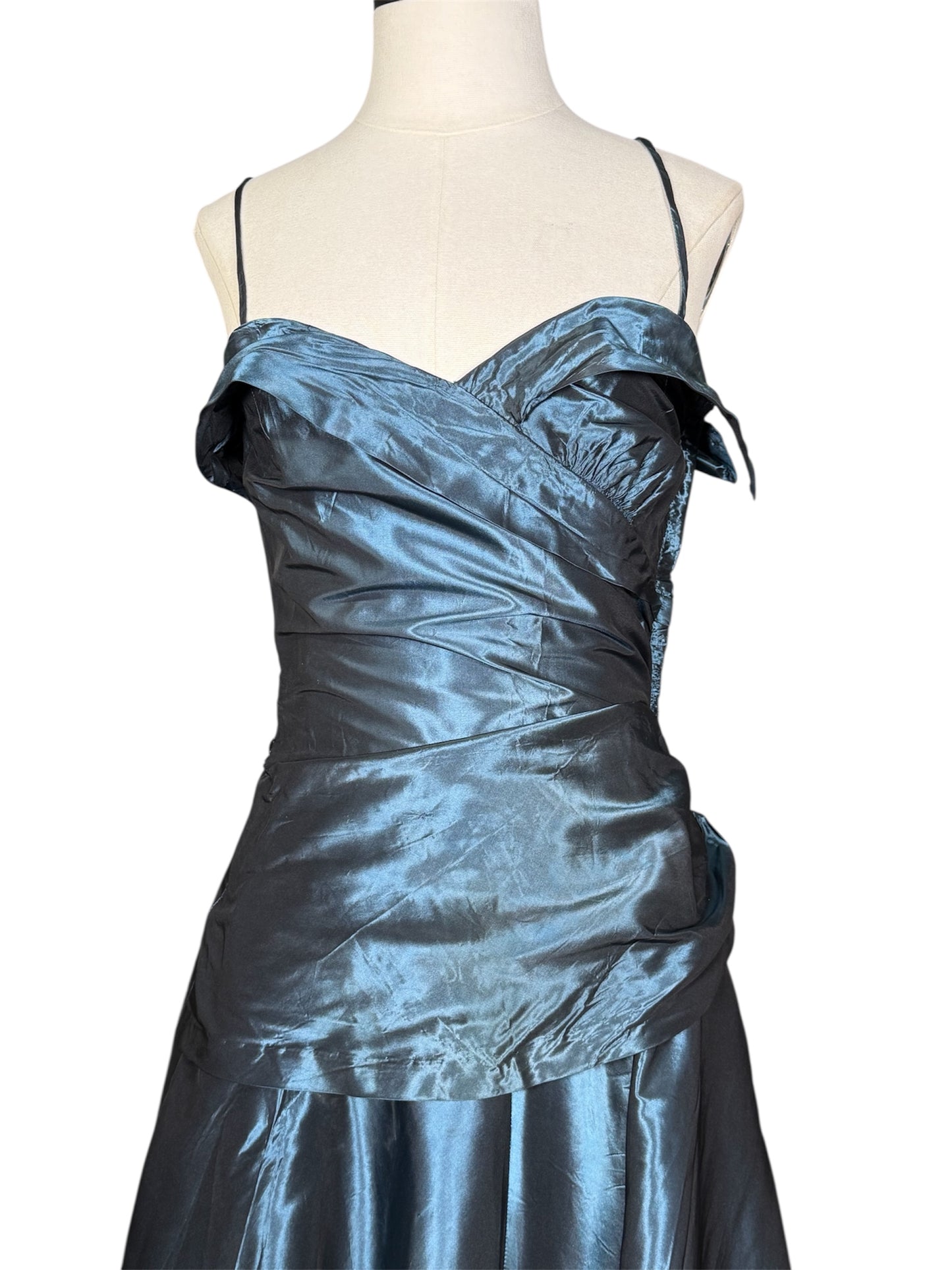 50s/60s Taffeta Gown